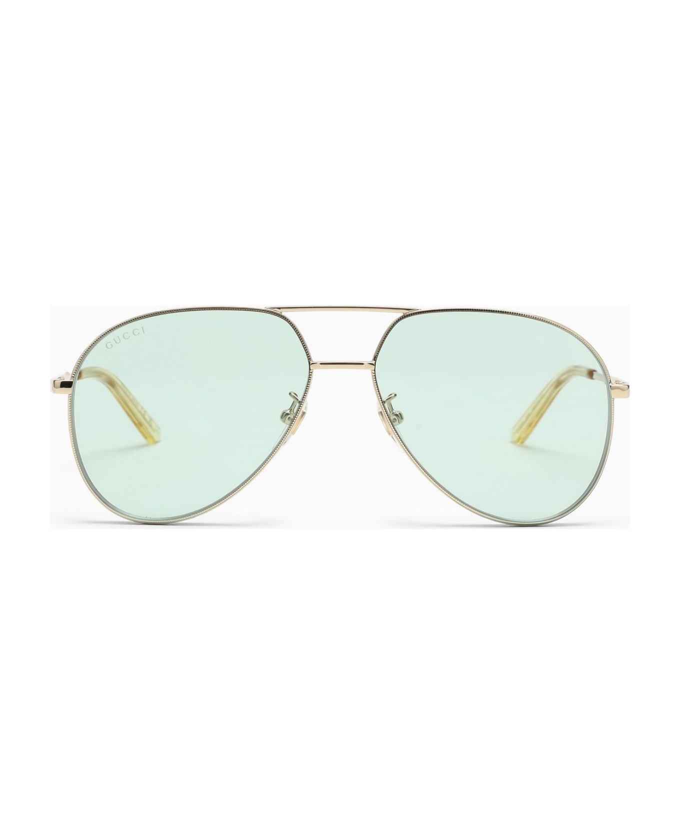 Gucci Eyewear Aviator Green Sunglasses サングラス