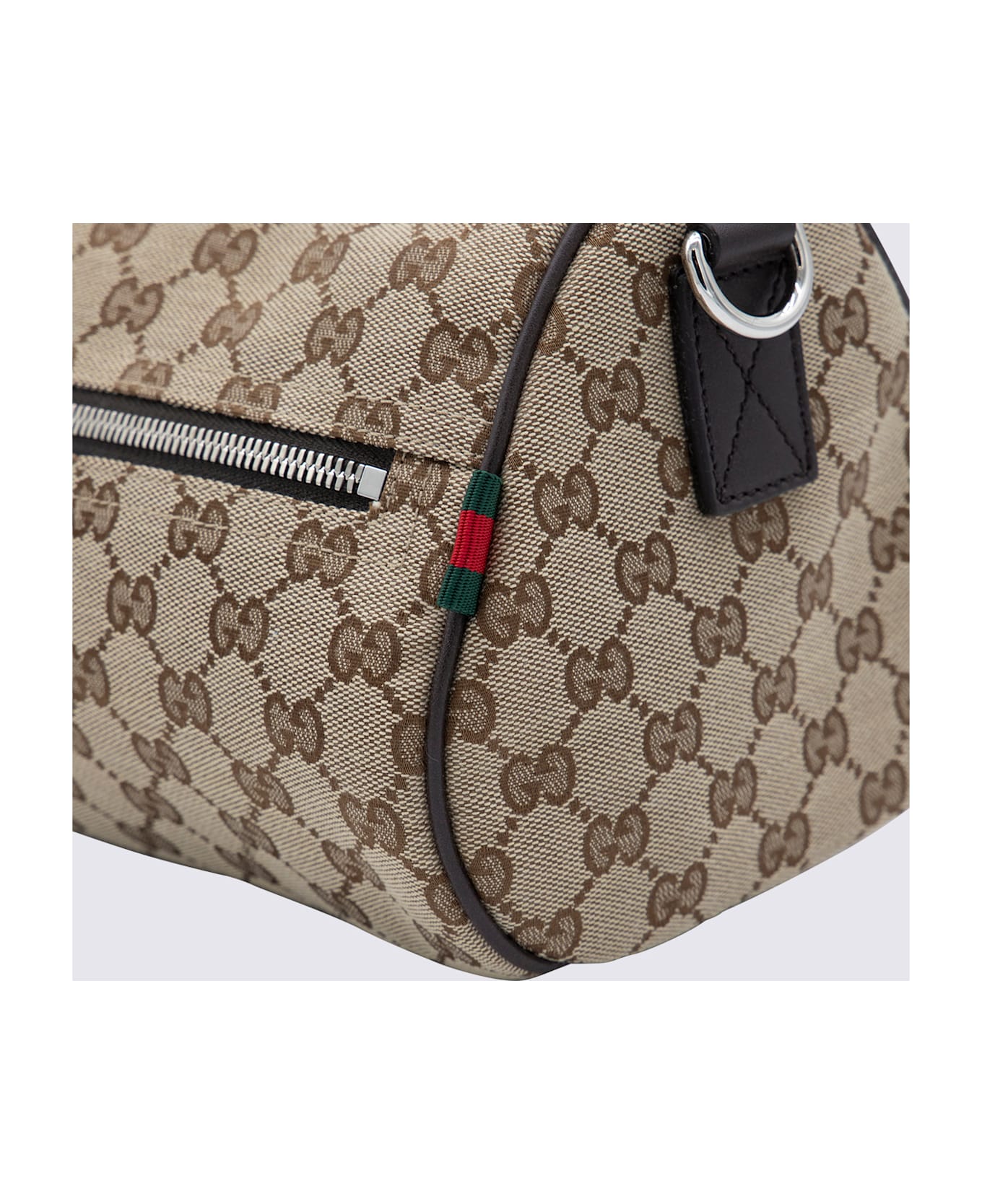 Gucci Beige Leather Crossbody Bag - Cocoa