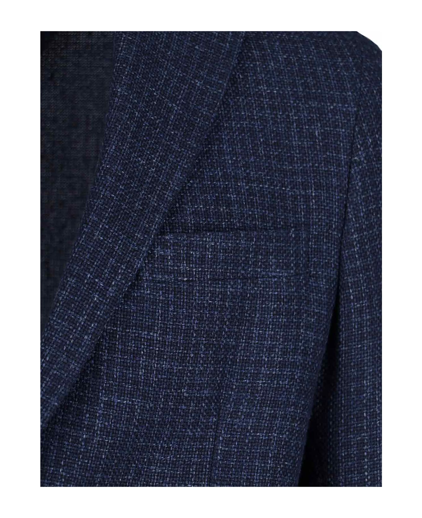 Zegna Single-breasted Blazer - Blue