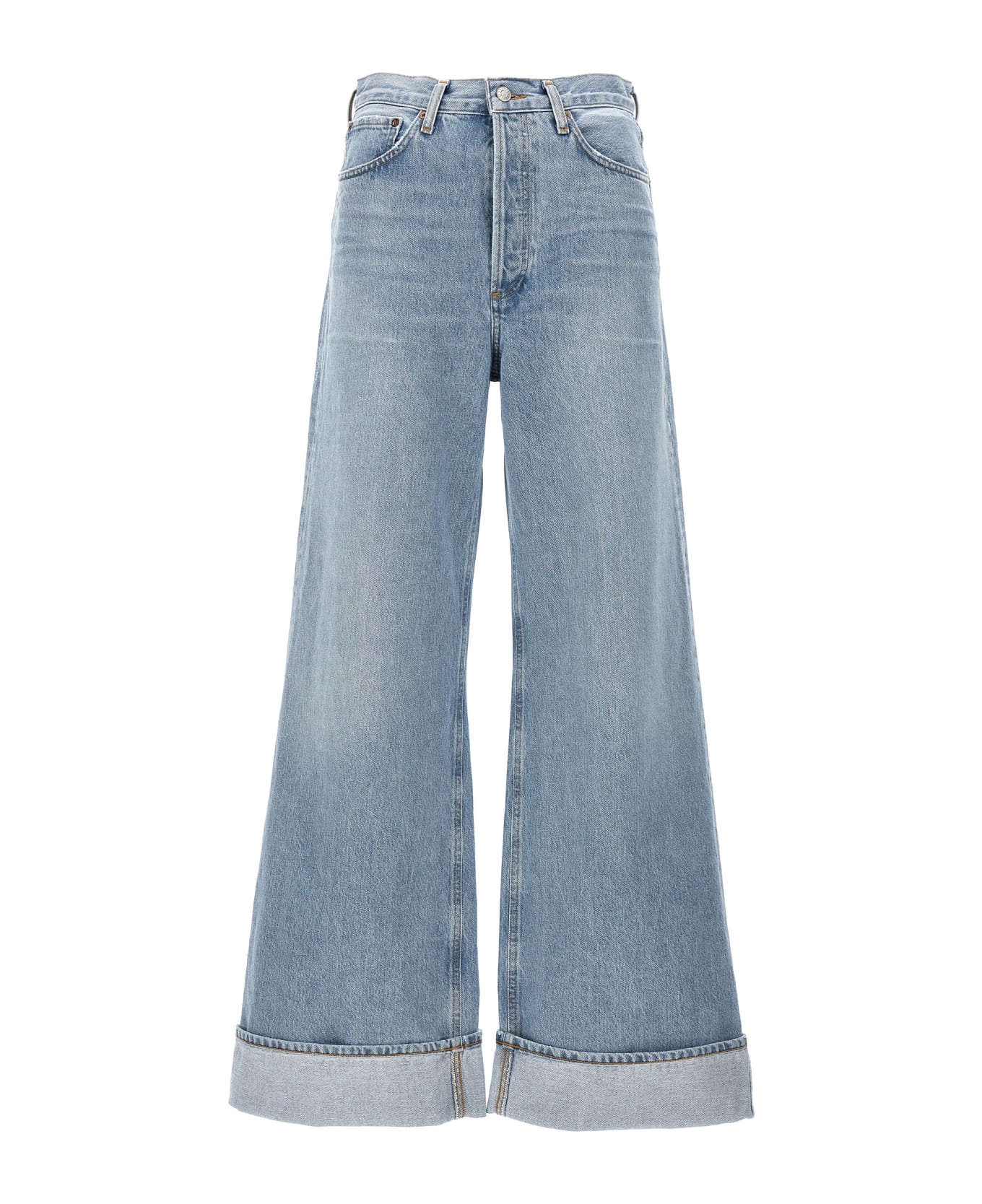 AGOLDE 'dame' Jeans - Light Blue デニム