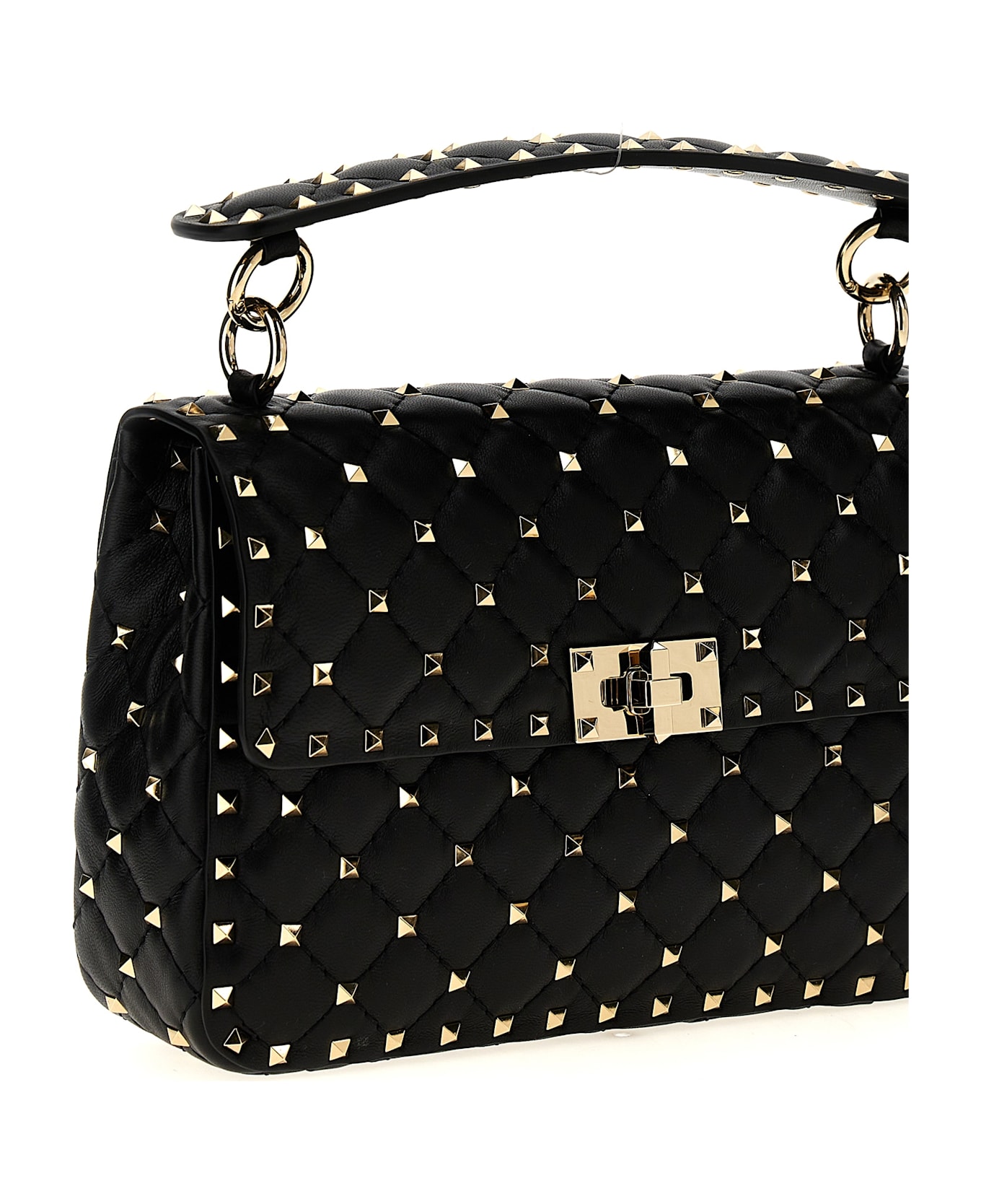 Valentino Garavani 
rockstud Spike
 Shoulder Bag - Black  