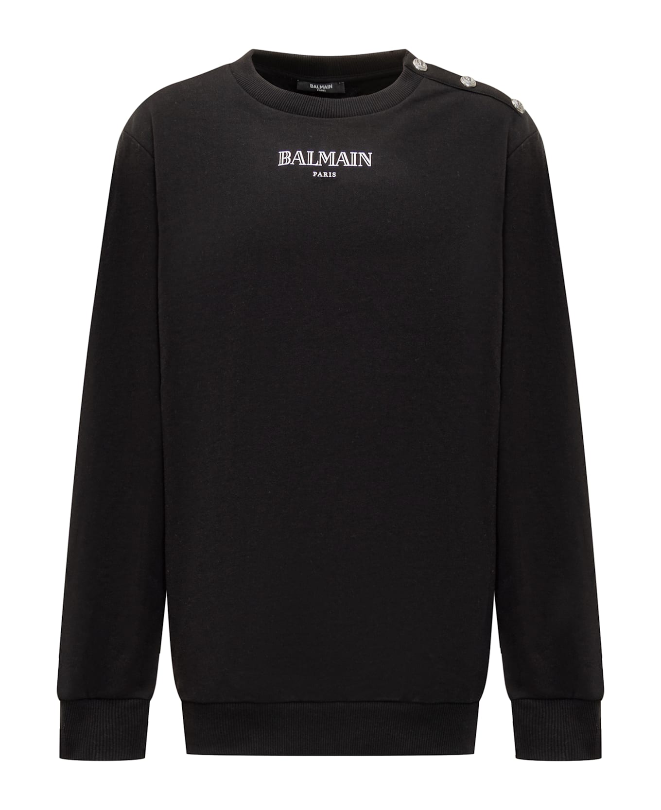 Balmain Sweatshirt - BLACK/WHITE