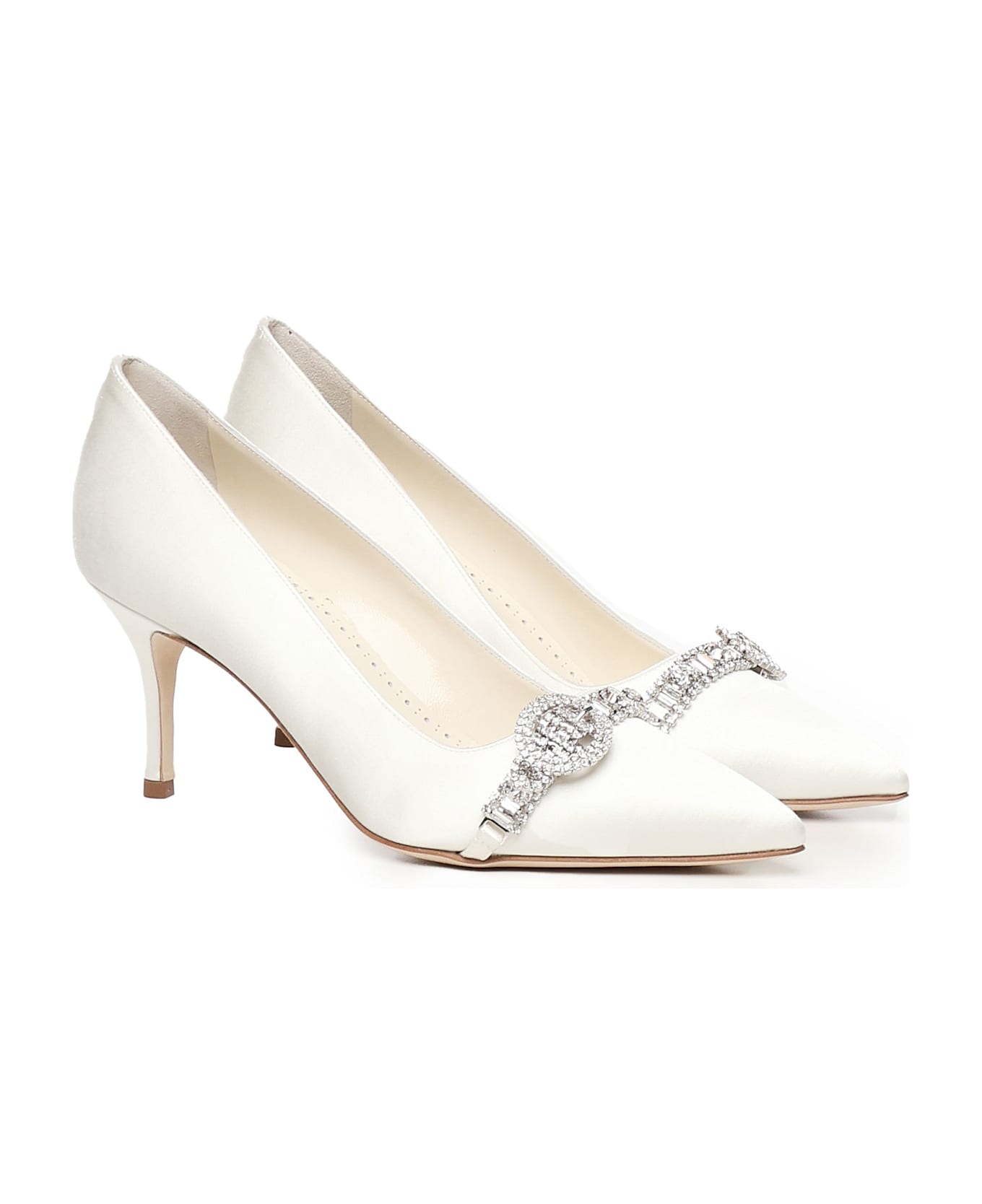 Manolo Blahnik Asapump - White