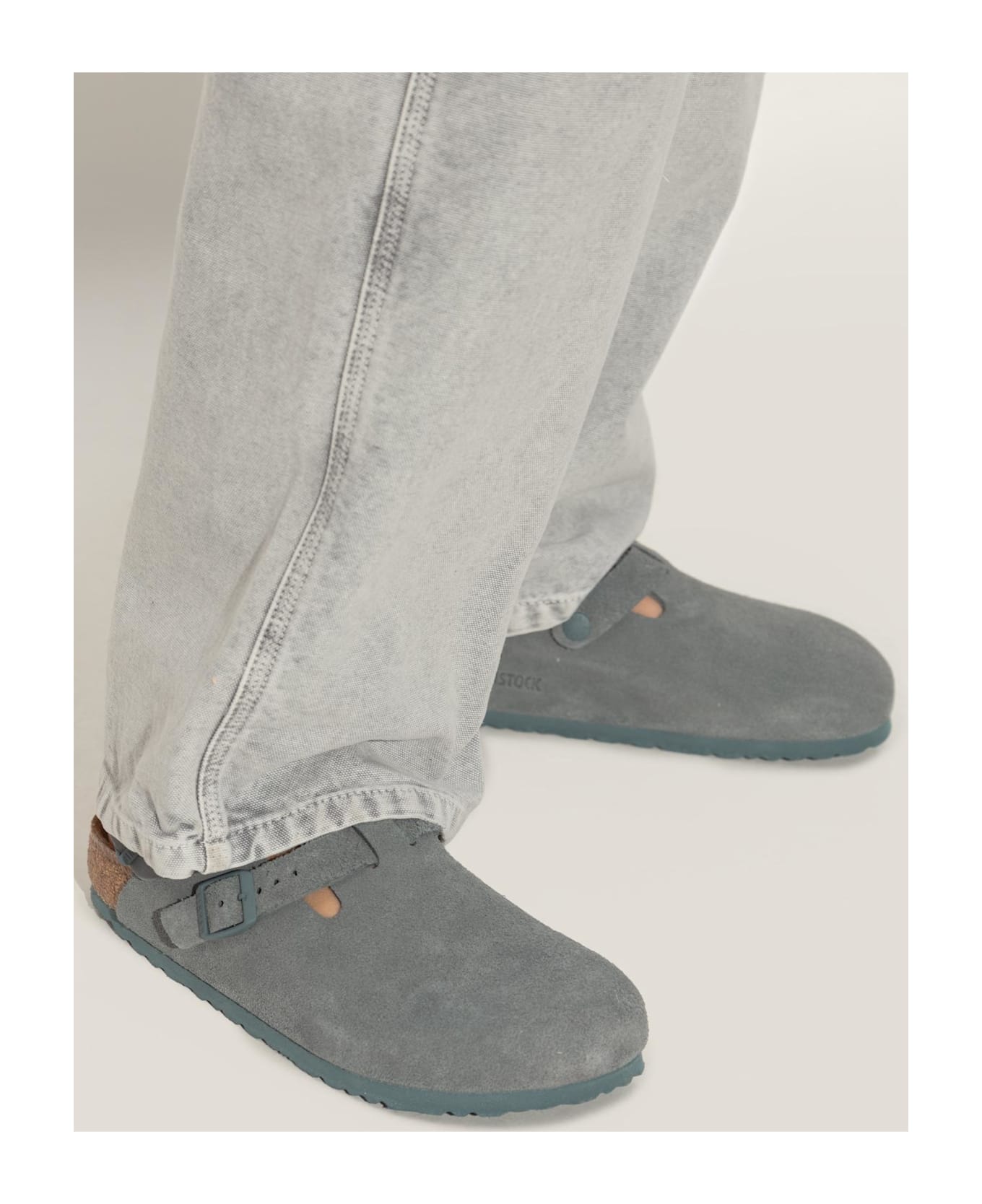 Birkenstock 'tokio Ii Suede' Shoes - GREY