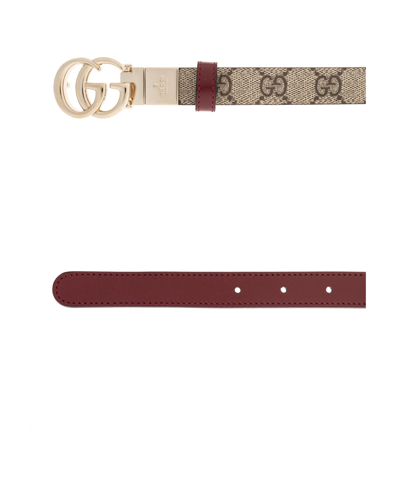 Gucci Double-sided Belt - Rosso Ancora