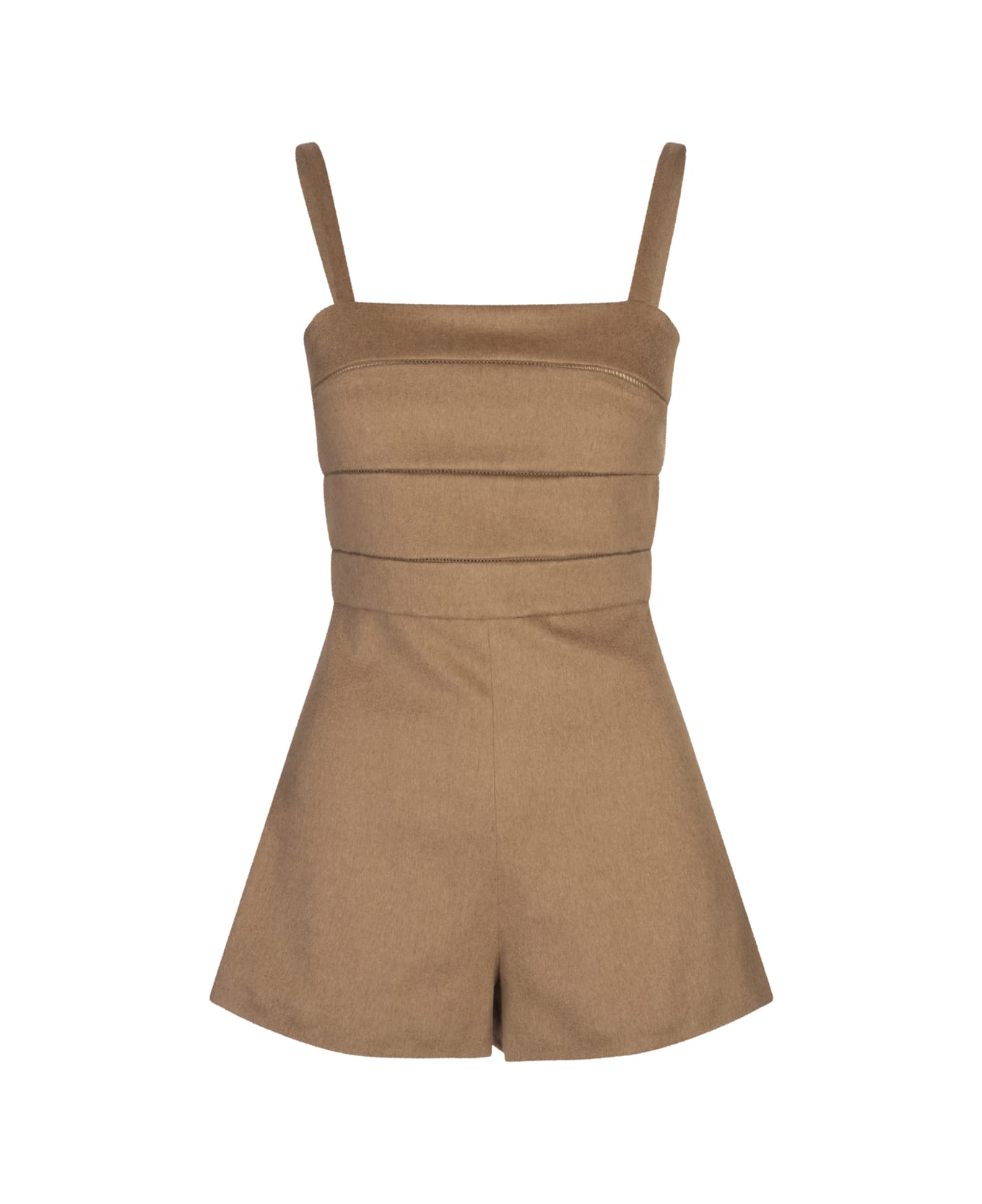 Max Mara Camel Matassa Jumpsuit - Brown