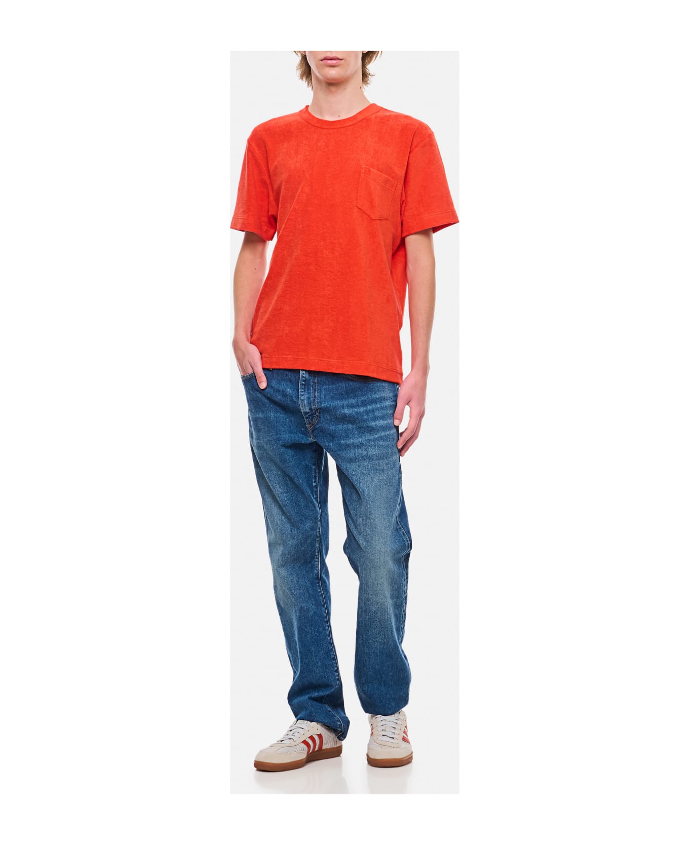 Howlin Shortsleeve Terry T-shirt - Red シャツ