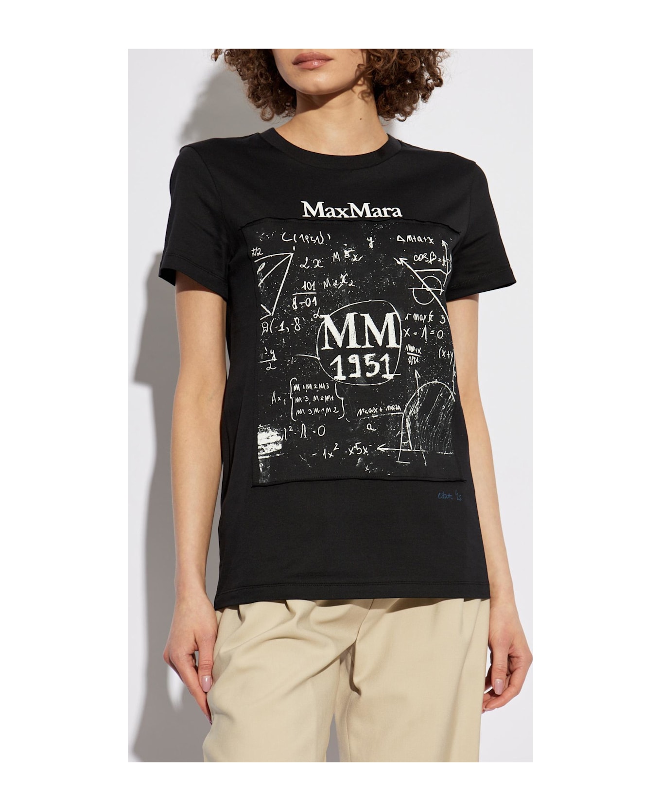 Max Mara T-shirt Colibri - Black