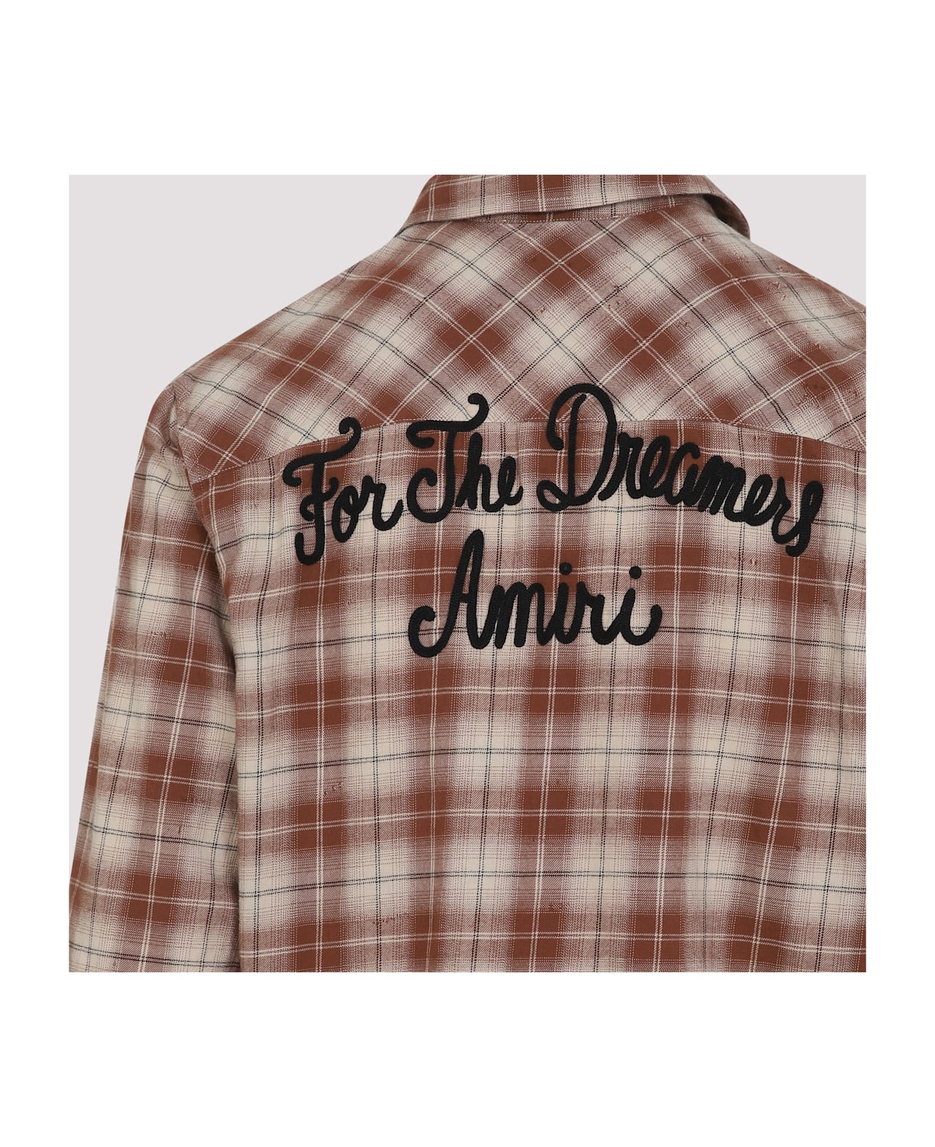 AMIRI Shotgun Flannel Shirt - Chocolate