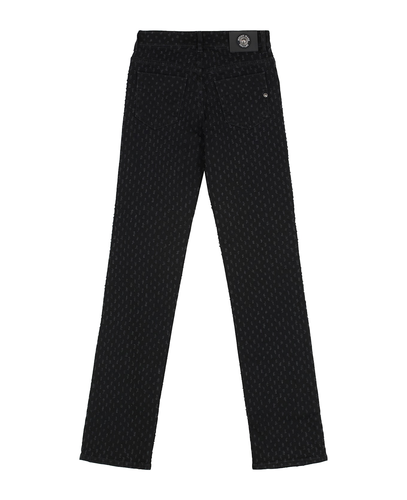 Versace Jeans Couture High-rise Slim Fit Jeans - black