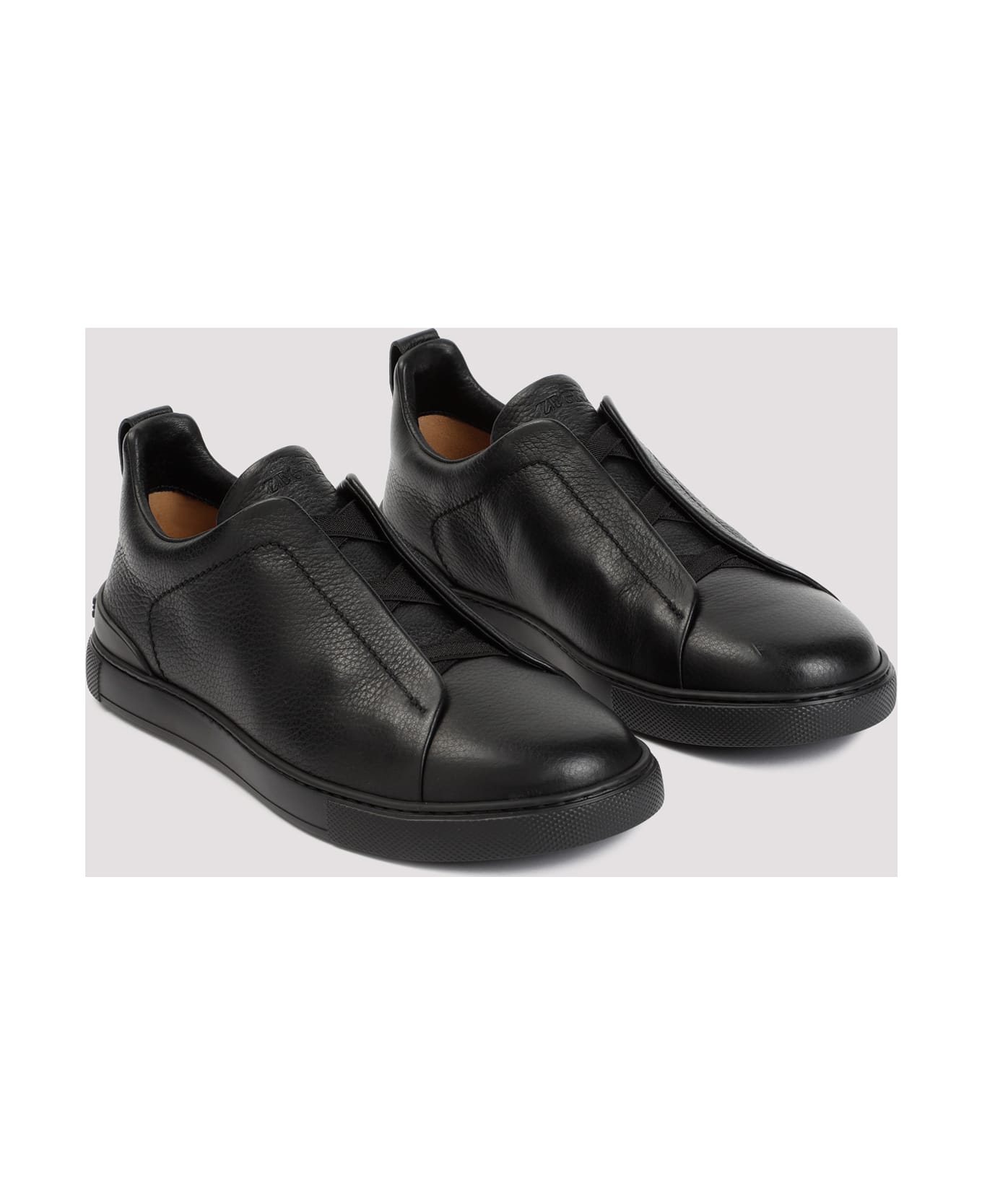Zegna Triple Stitch Sneakers - Nee Nero Unito