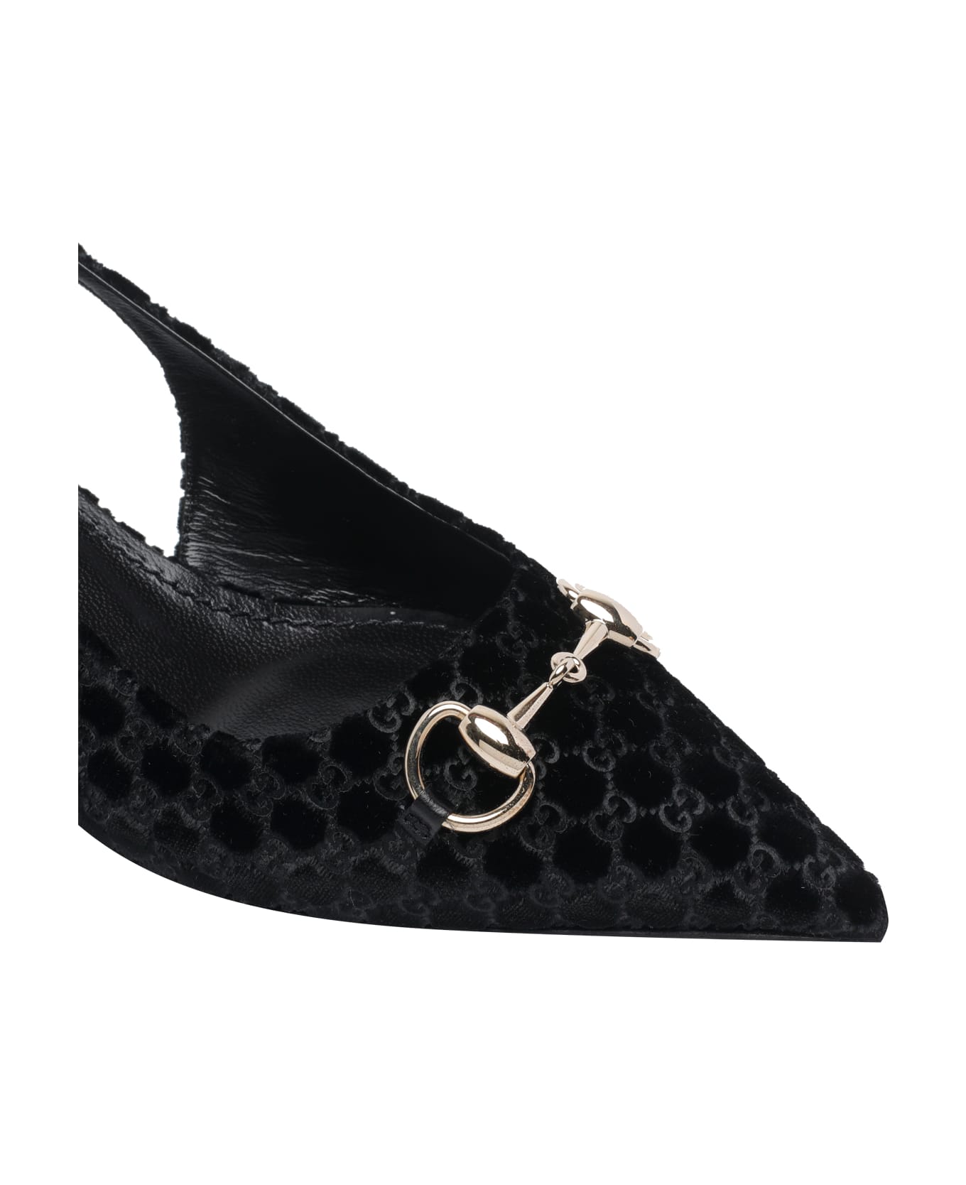 Gucci Horsebit Slingback - Black