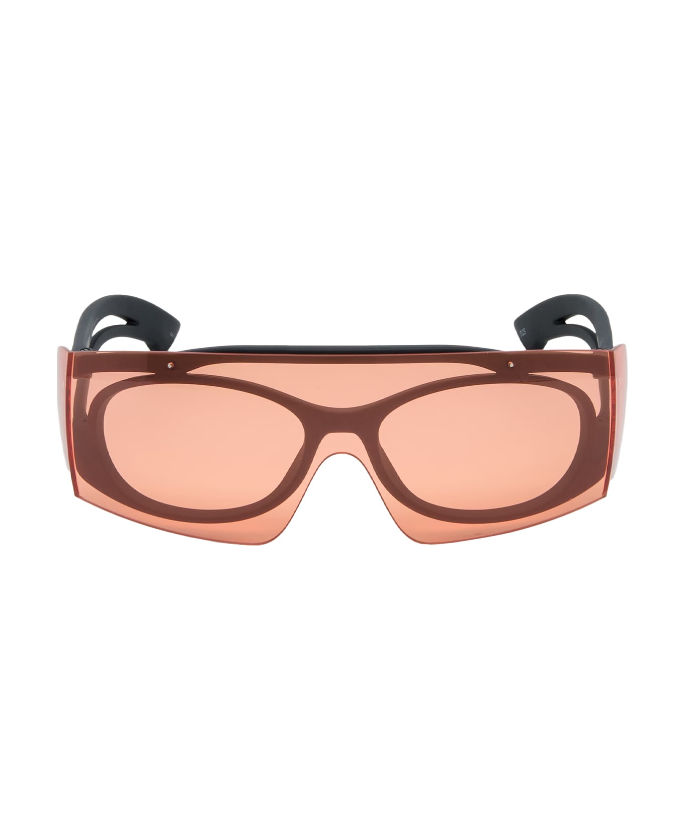 Alexander McQueen Two-tone Sunglasses In Black/pink - Pink