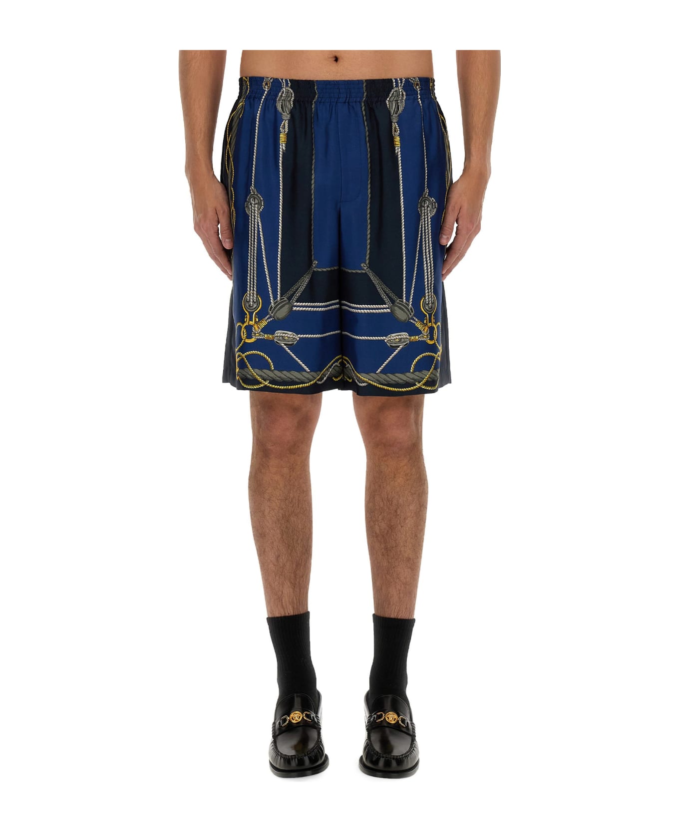 Versace Twill Bermuda Shorts - MULTICOLOR