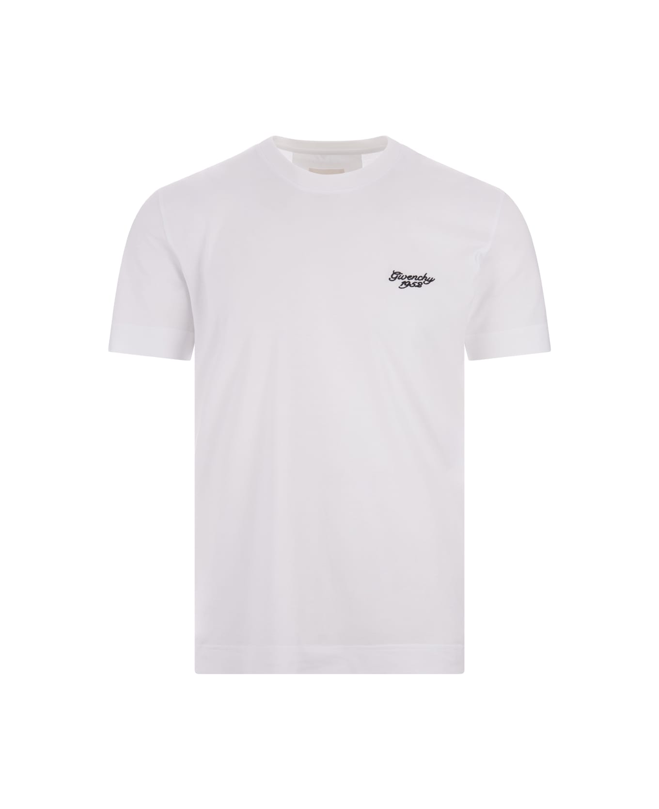 Givenchy 1952 Slim T-shirt In White Cotton - White シャツ