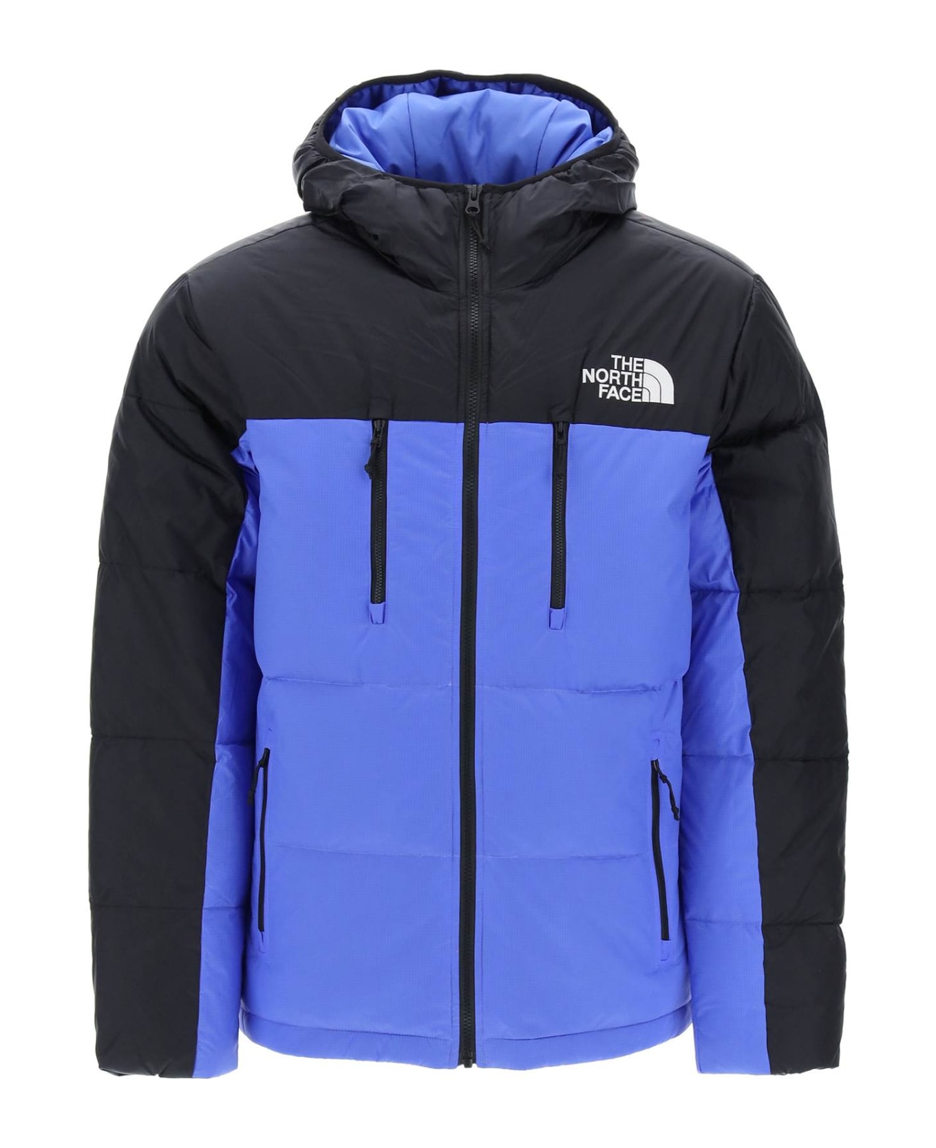 The North Face Himalayan Short Hooded Down Jacket - SOLAR BLUE (Black)