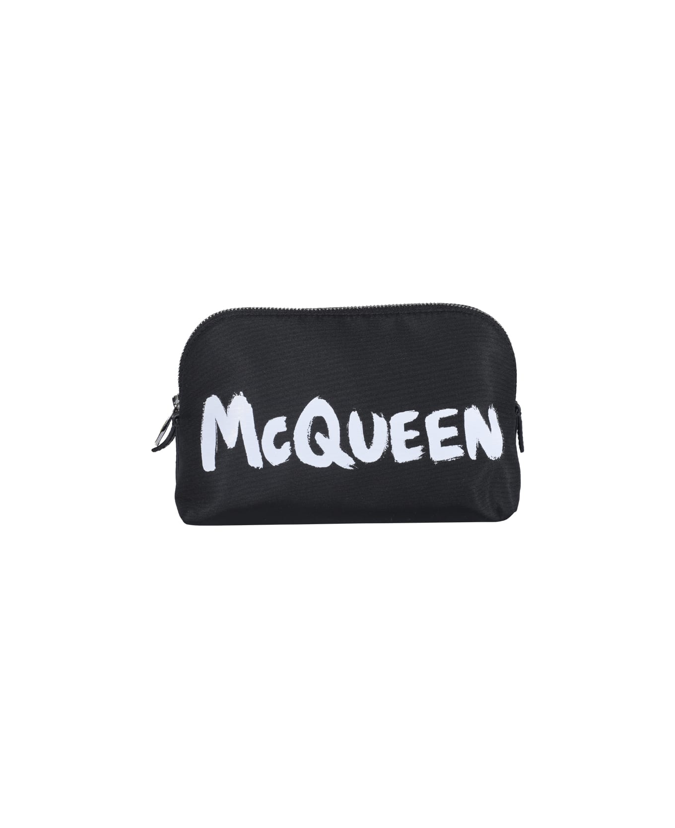 Alexander McQueen Graffiti Logo Pouch - Black