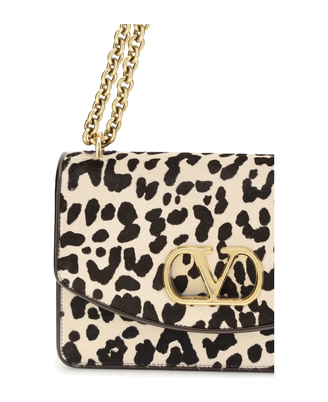 Valentino Garavani Animalier Pony Effect Shoulder Bag