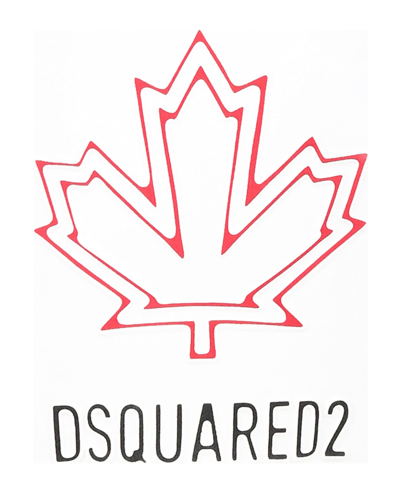 Dsquared2 White Sweatshirt For Boy With Logo - White