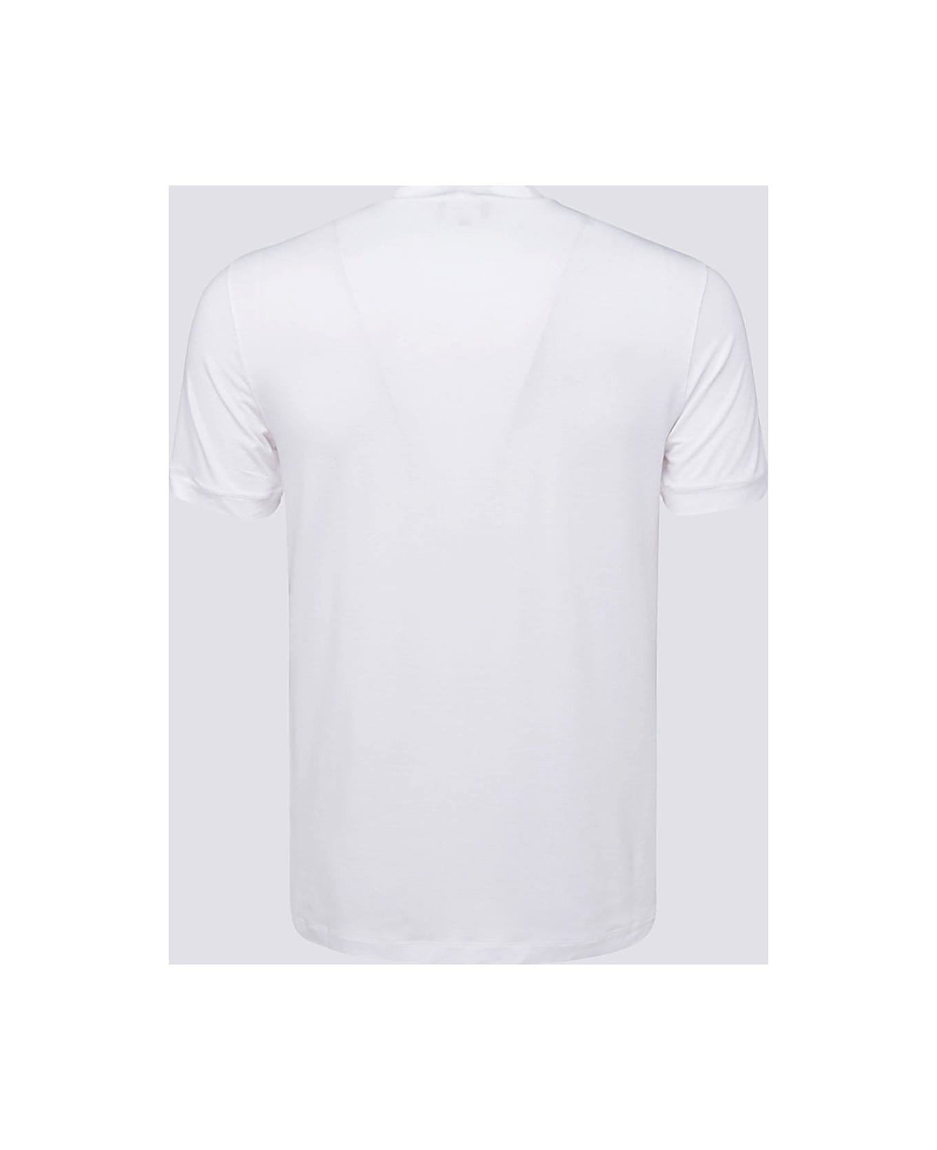 Giorgio Armani White Cotton T-shirt - WHITE
