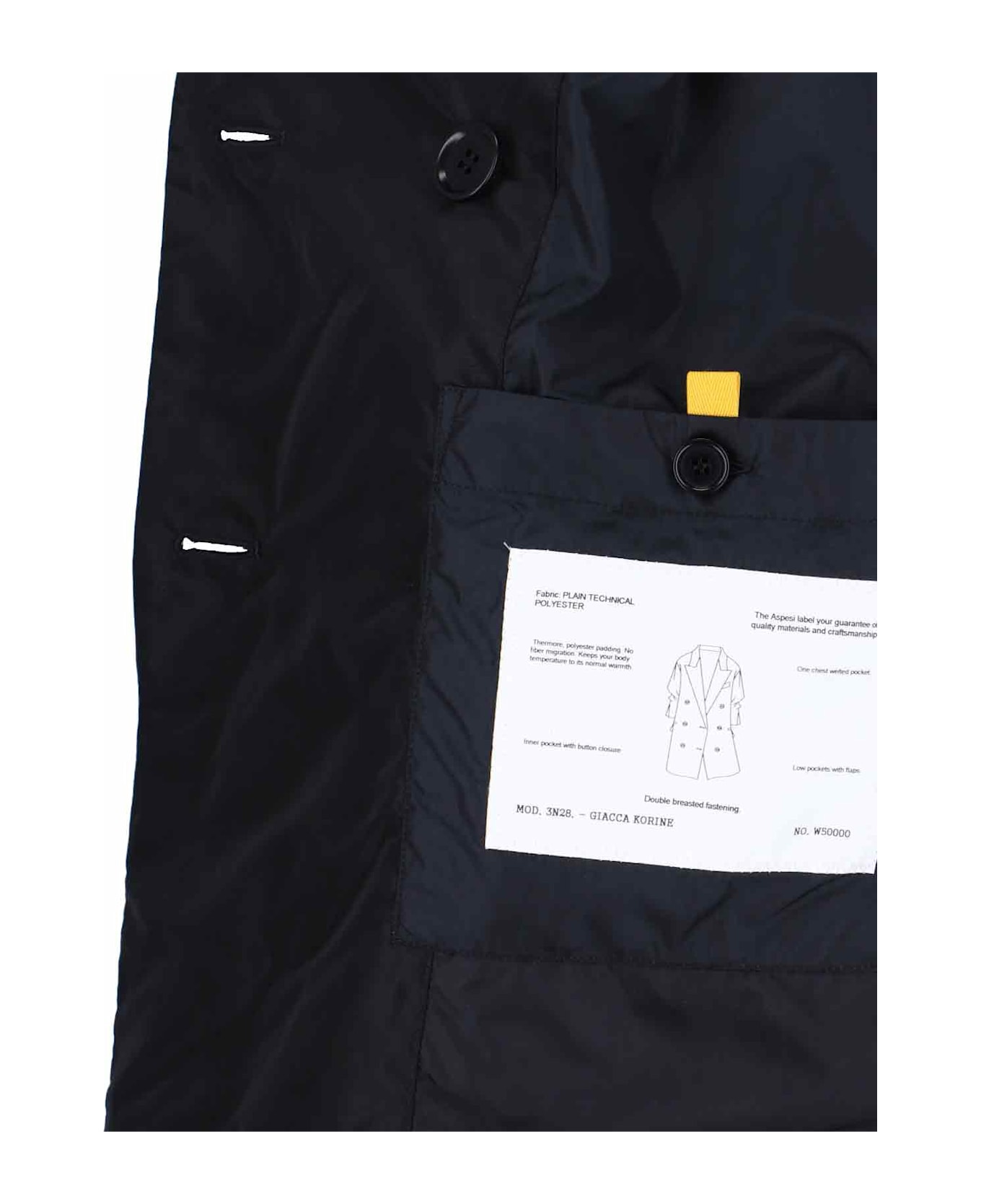 Aspesi 
korine
 Jacket - Black  