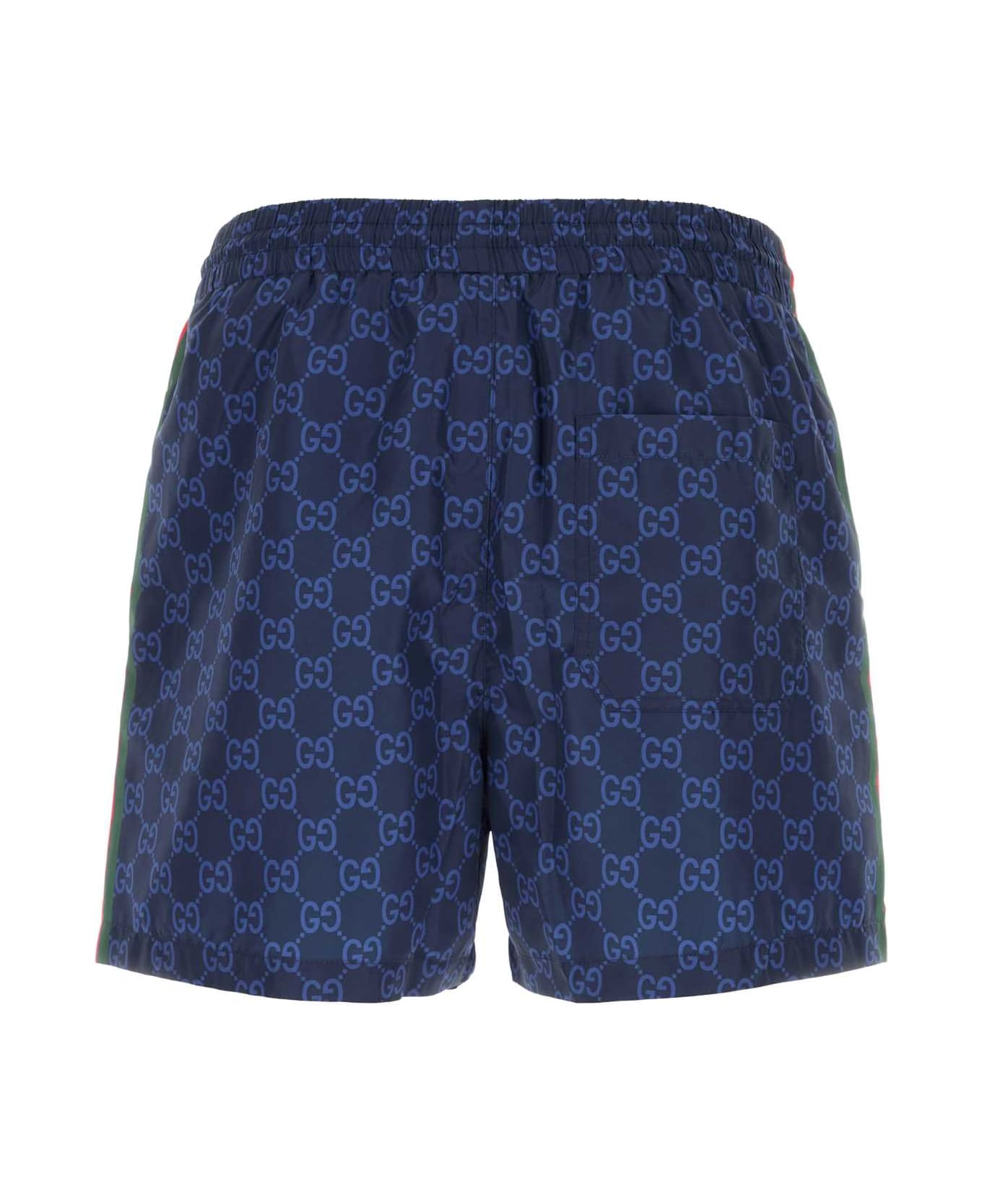 Gucci Printed Polyester Swimming Shorts - NAVY