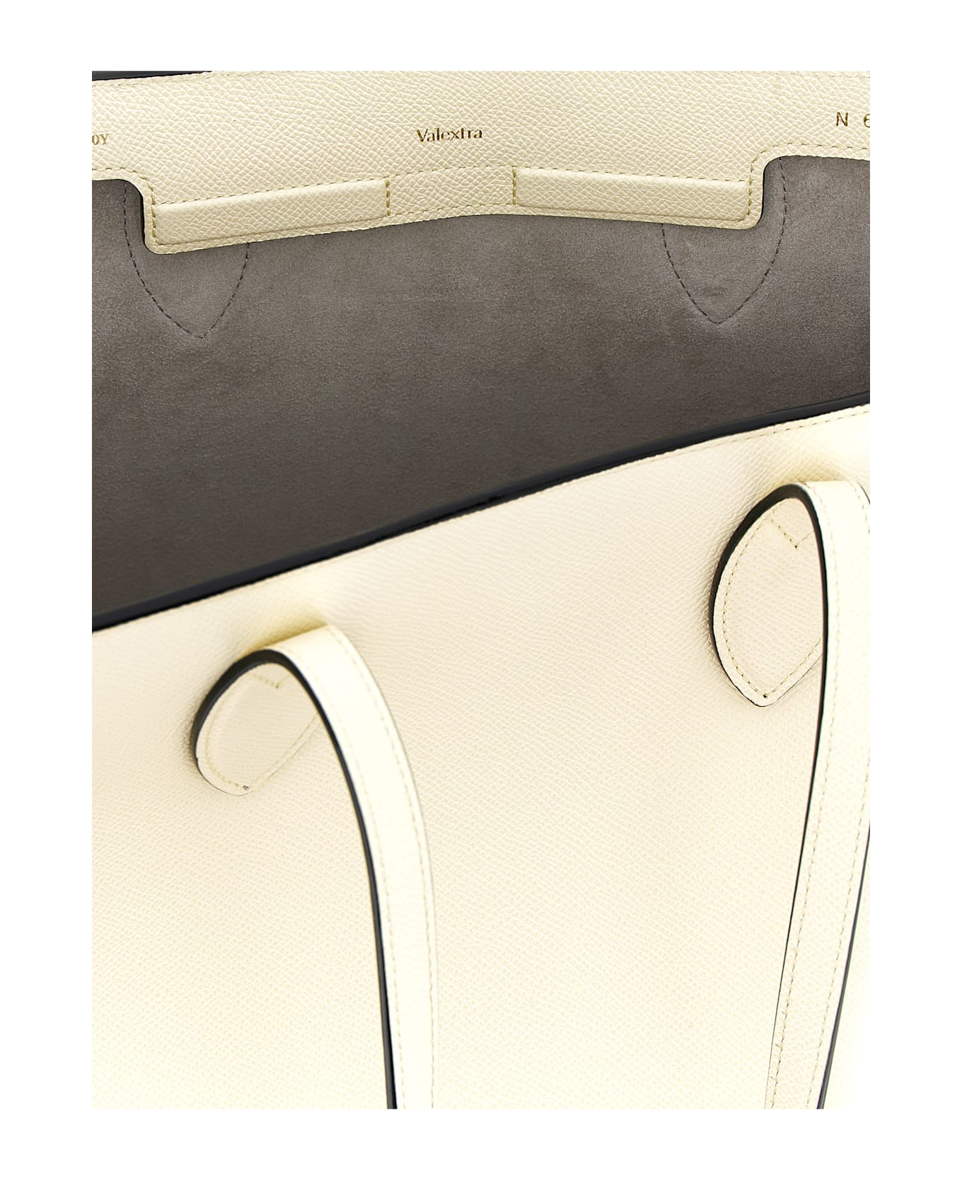 Valextra Medium 
vivi
 Shopping Bag - White