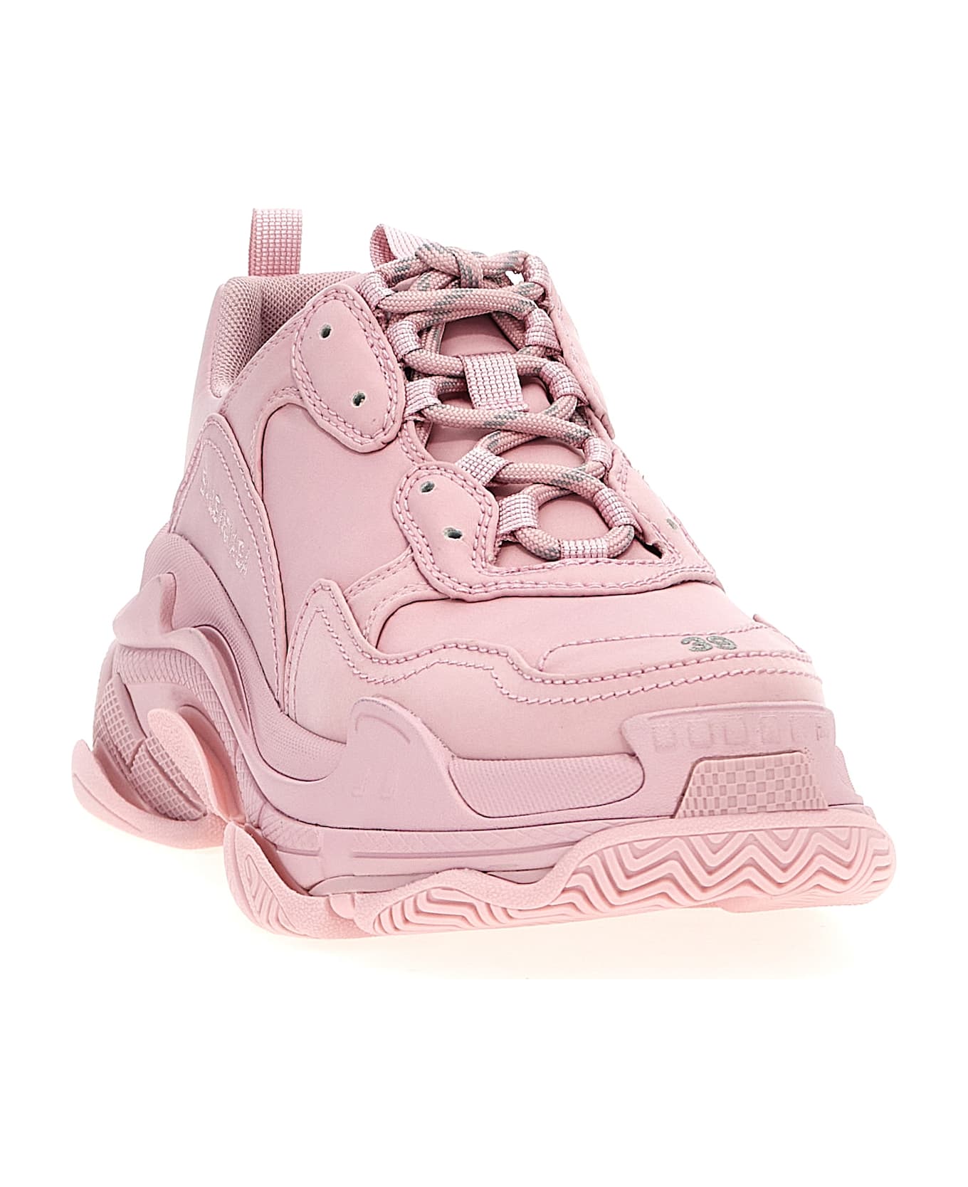 Balenciaga 'triple S Satin' Sneakers - Pink