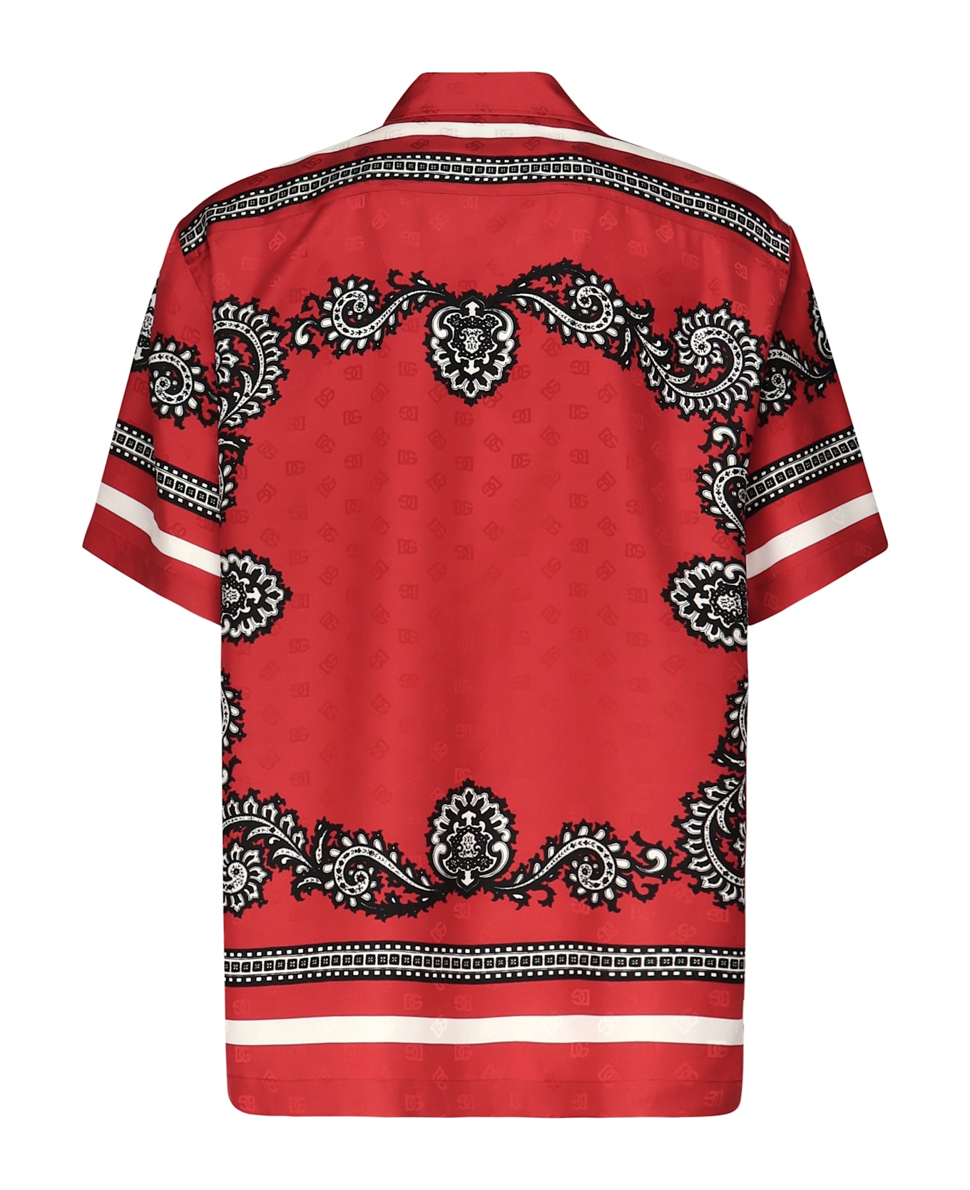 Dolce & Gabbana Red Silk Shirt - Red