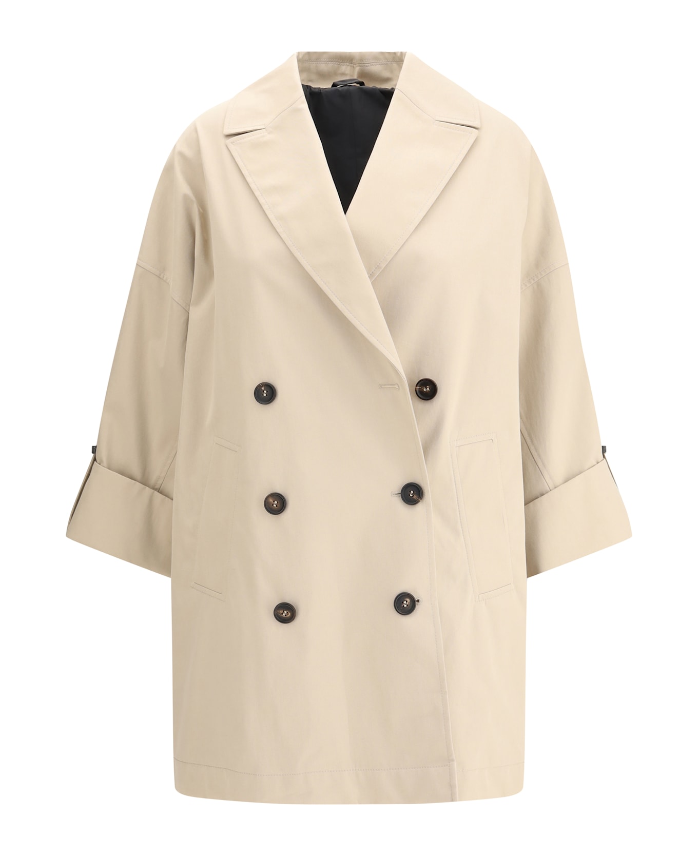 Brunello Cucinelli Midi Trench Coat