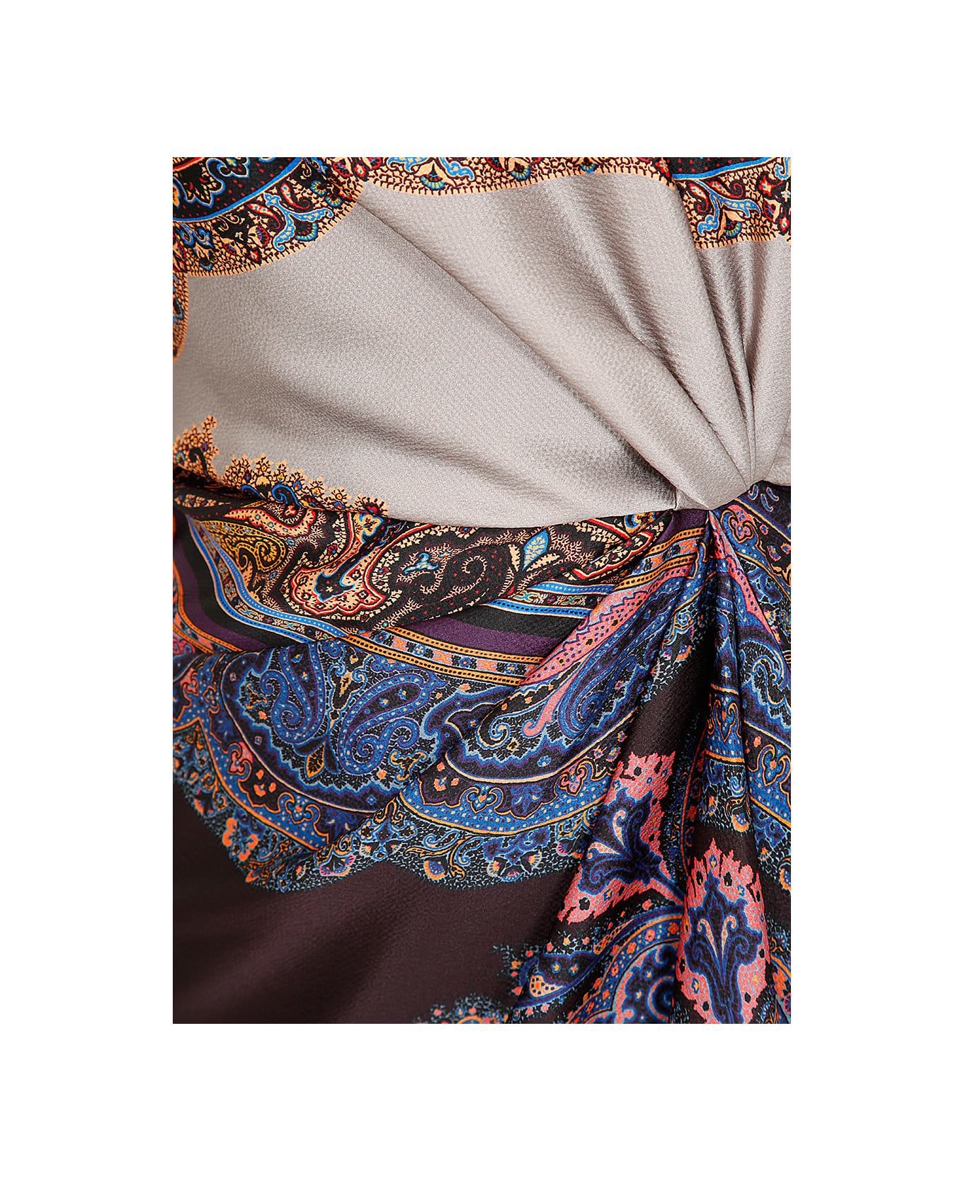 Etro Printed Silk Dress - Multicolor