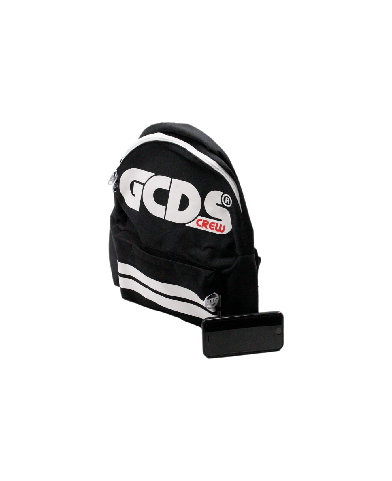 GCDS Backpack With Writing - Black