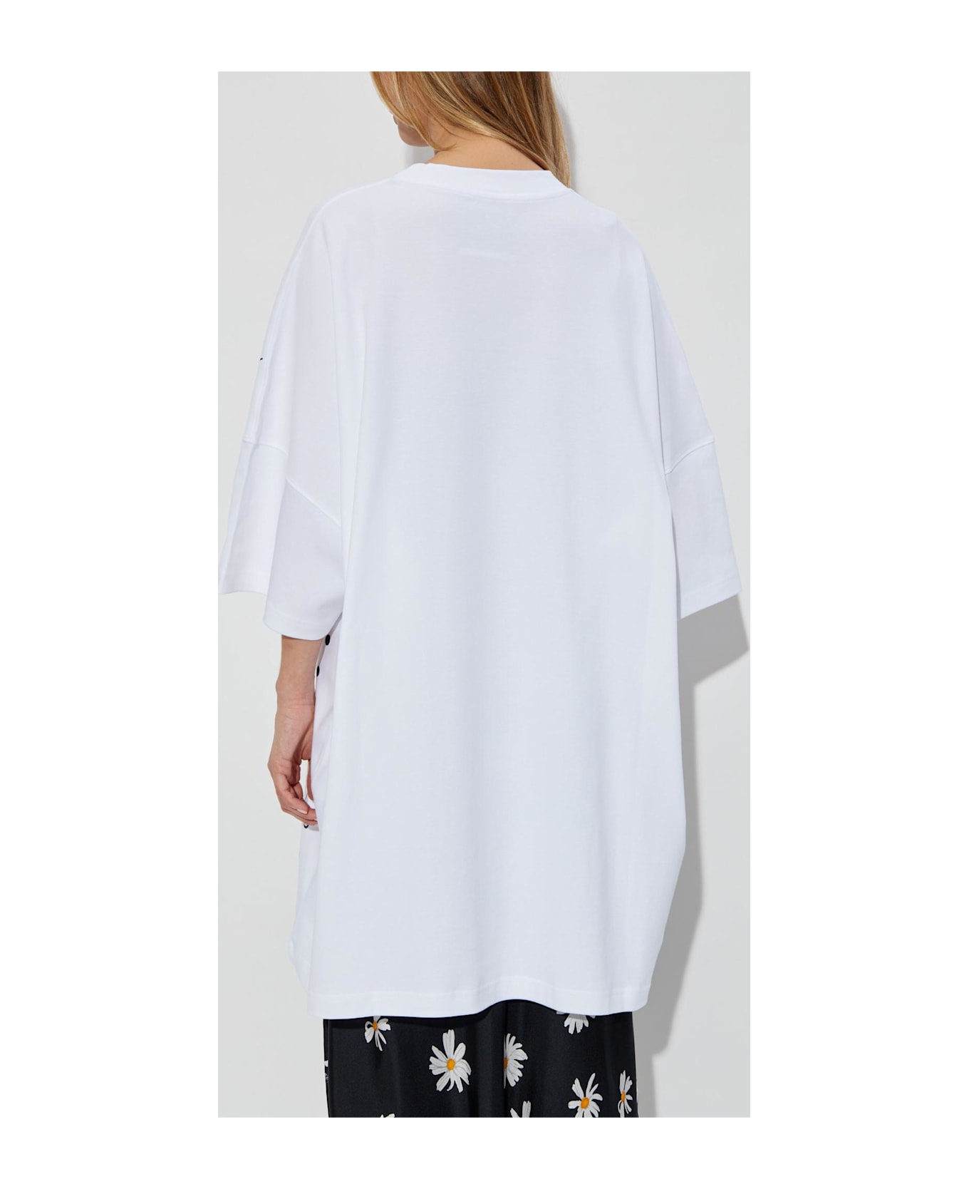 Moschino Dress With Print - Bianco
