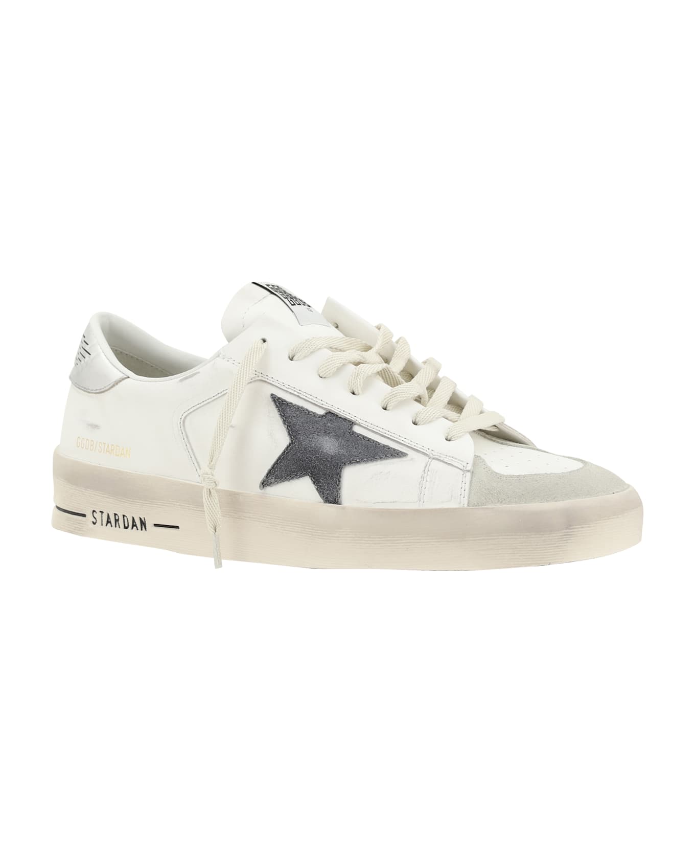 Golden Goose Stardan Sneakers - White/grey/silver