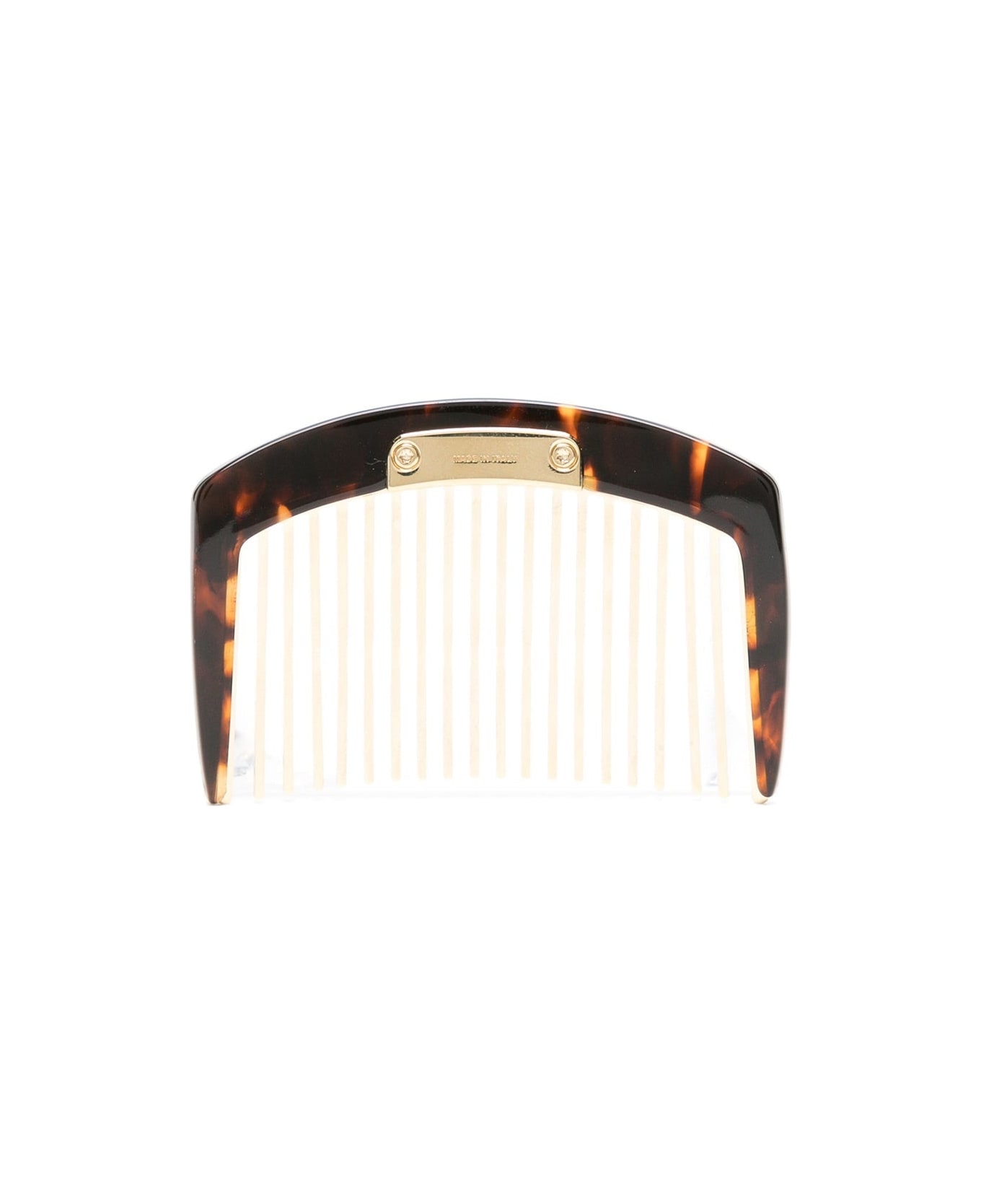 Miu Miu Hair Tortoiseshell Hair Comb - Brown