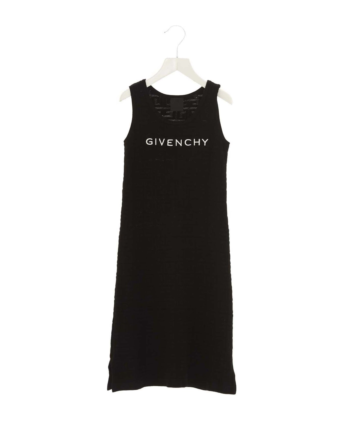 Givenchy Embroidered Logo Dress - Black  