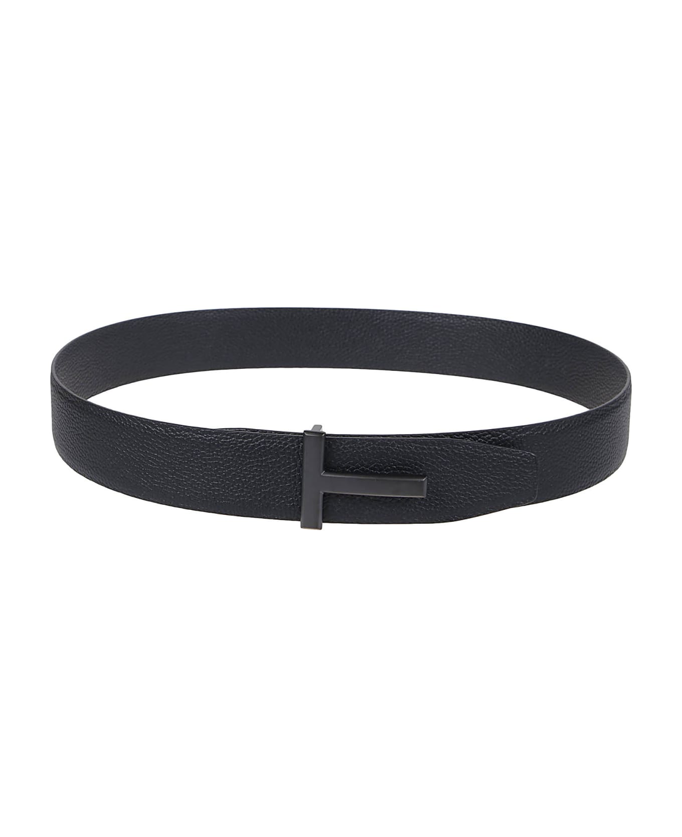 Tom Ford T-buckle Belt - BLACK