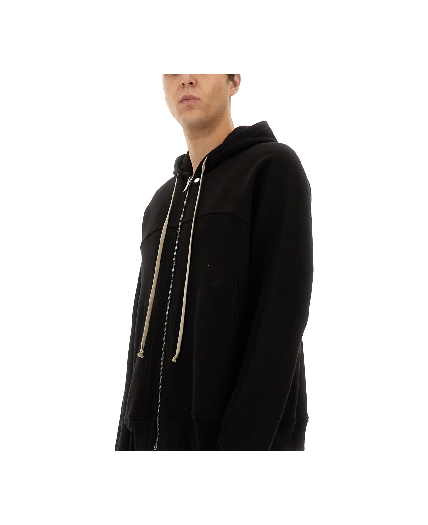 Rick Owens Hoodie - BLACK
