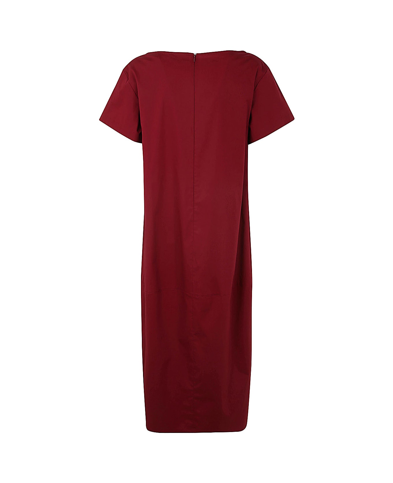 Antonelli Norman Short Sleeves Dress - Bordeaux ワンピース＆ドレス