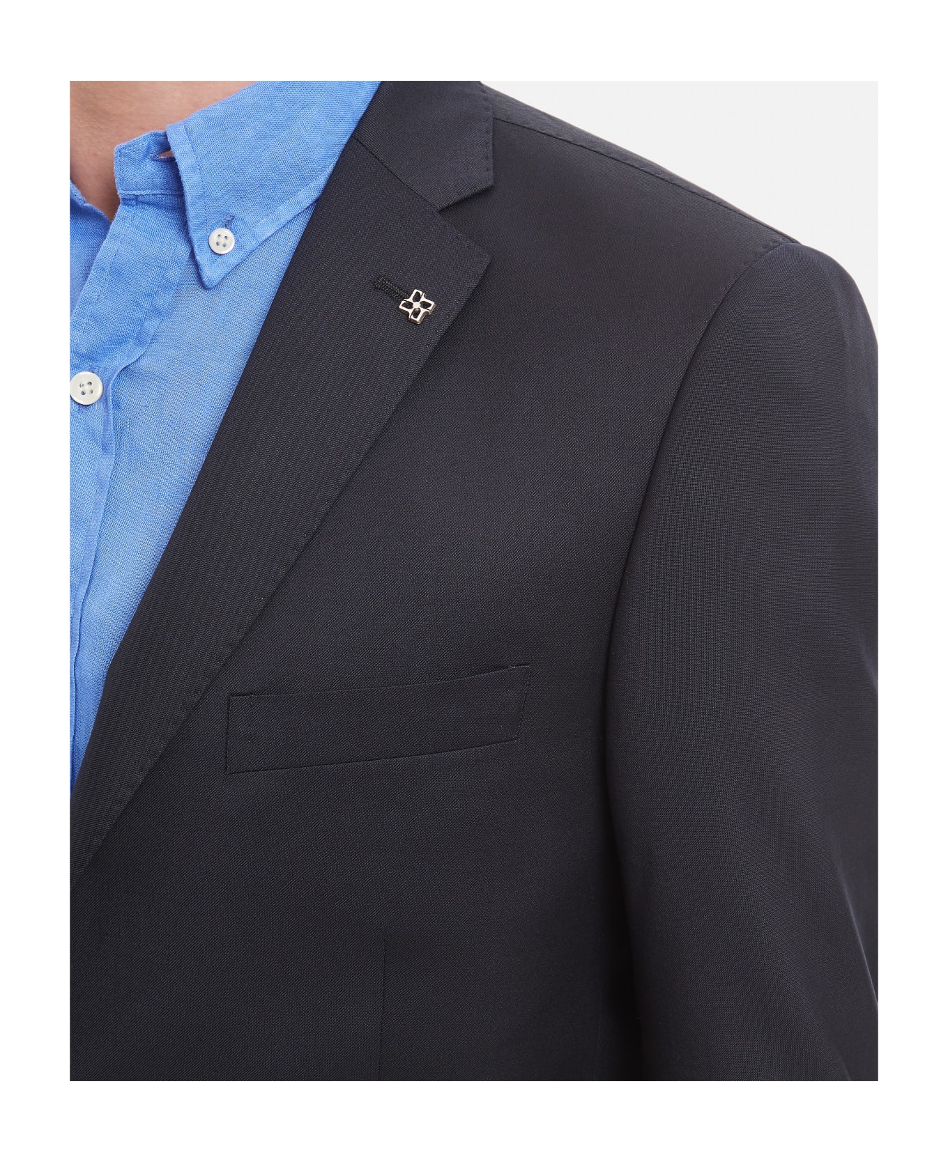 Tagliatore Cotton Dress Suit - Blue