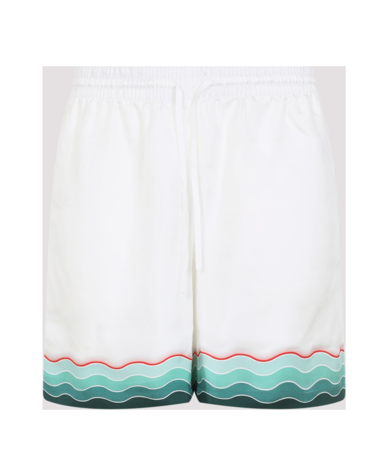 Casablanca Drawstring Shorts - Bianco