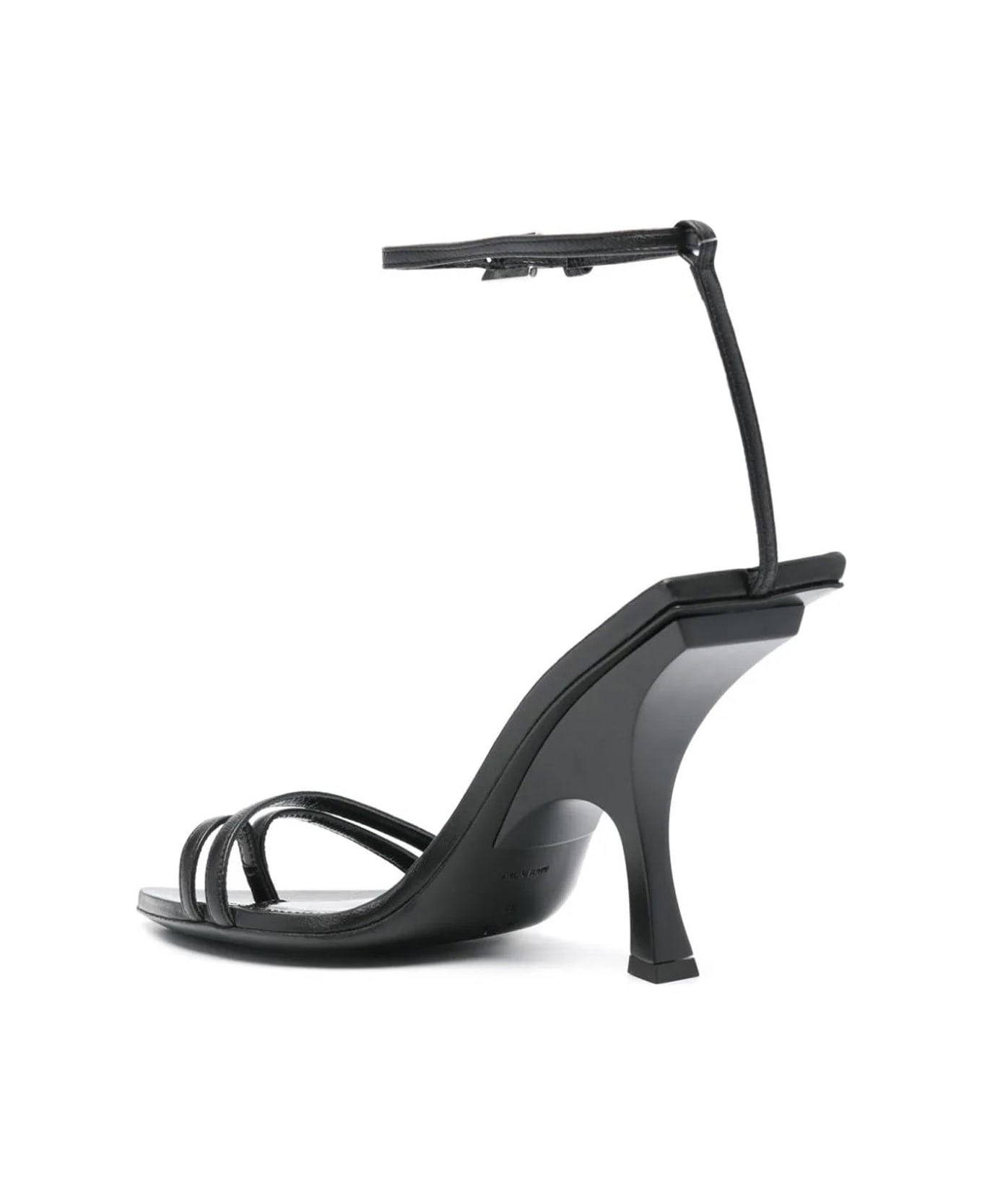 The Attico Ester Mismatch 95 Sandals - Black