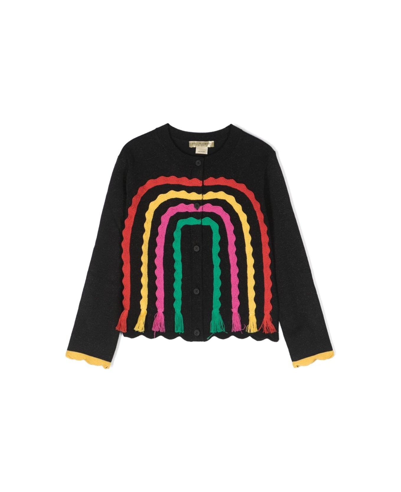 Stella McCartney Kids Knit Cardigan - Black ニットウェア＆スウェットシャツ