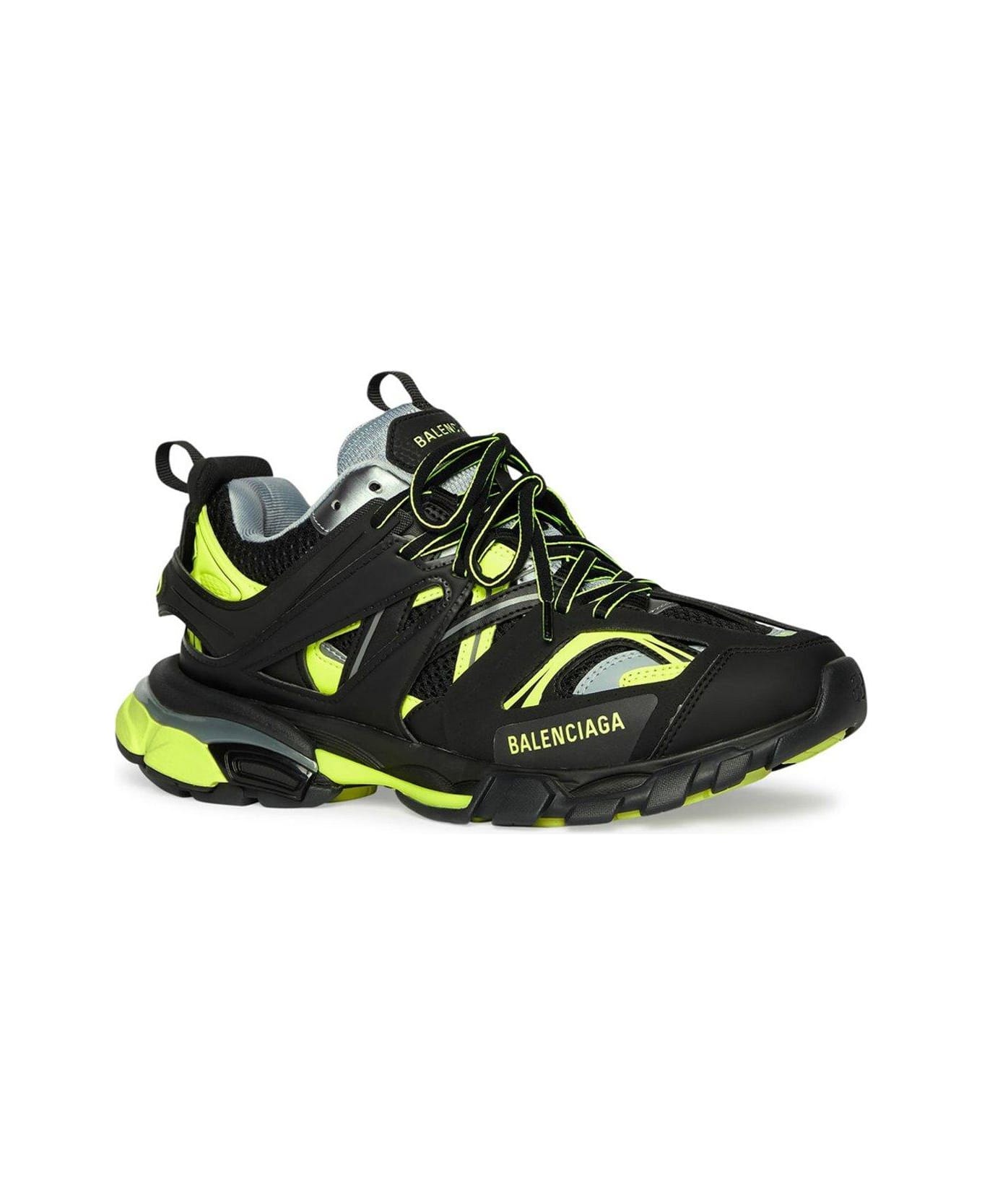 Balenciaga Track Panelled Lace-up Sneakers - GIALLO