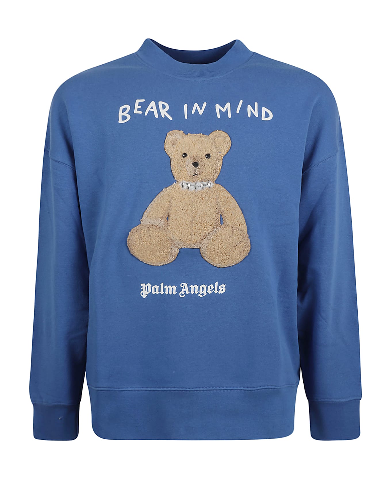 Palm Angels Bear In Mind Sweatshirt - BLUE BROWN