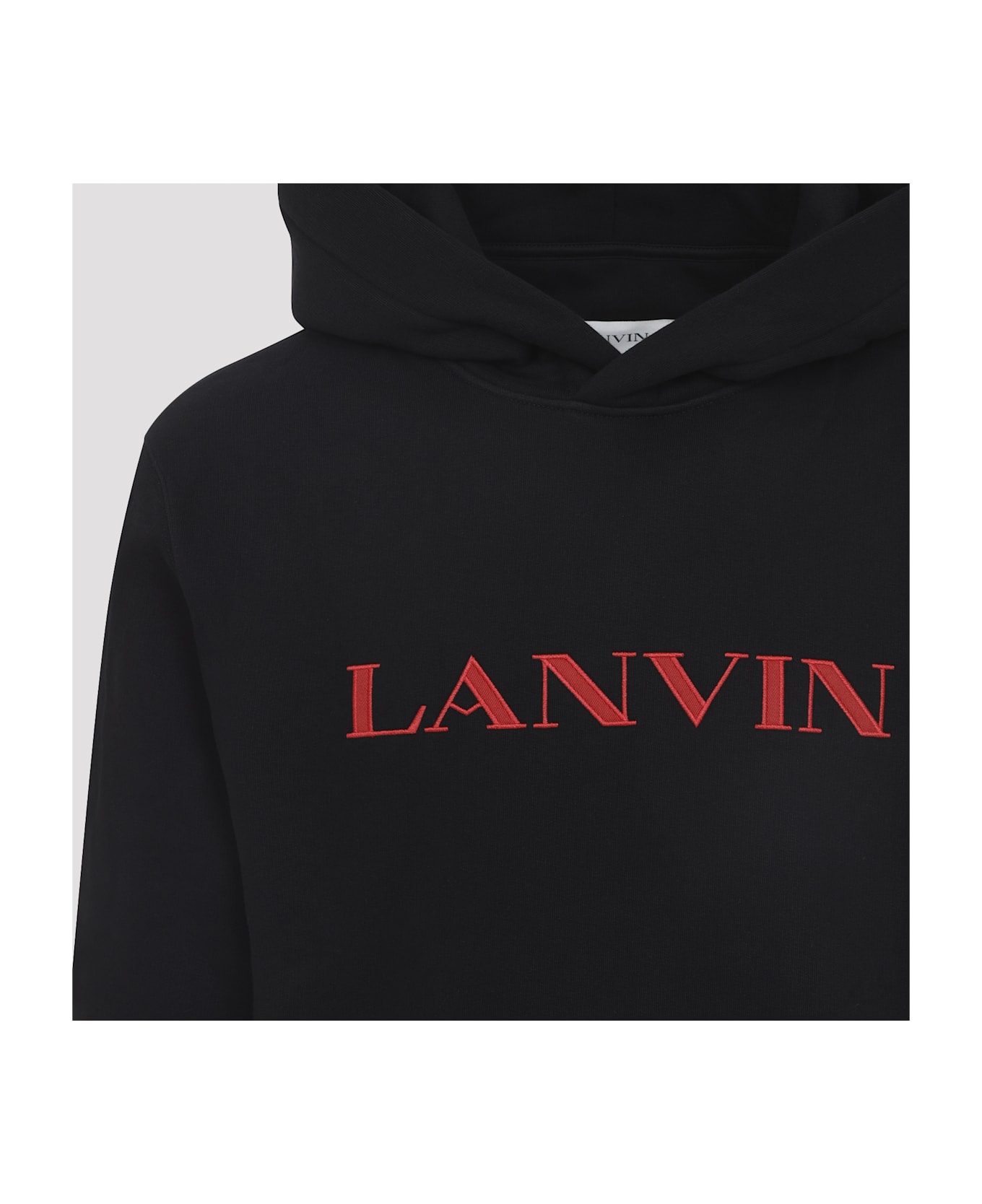 Lanvin Logo Hoodie - Black