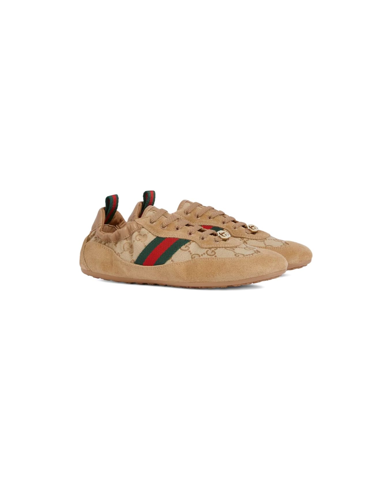 Gucci Shift Sneakers - Beige