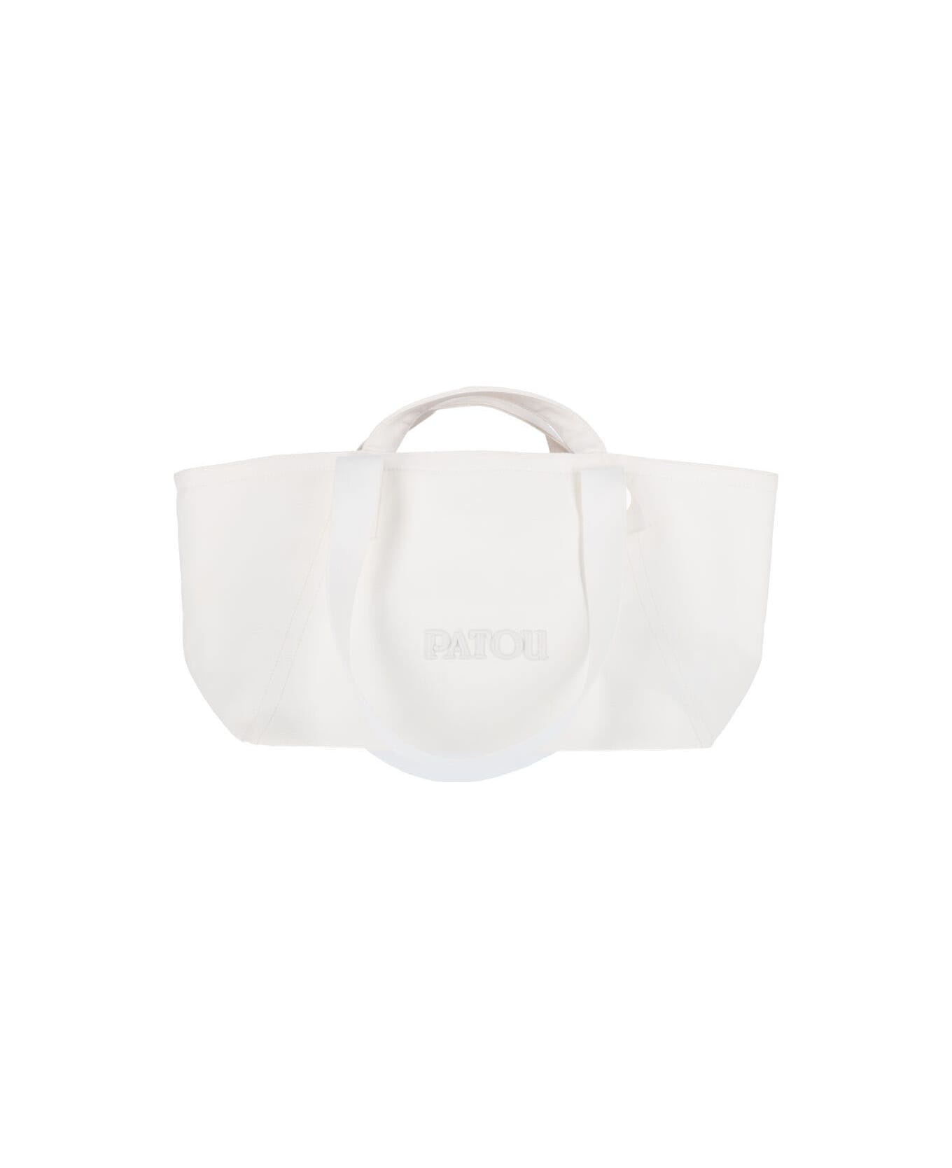Patou 
patou
 Large Trapeze Tote Bag - White