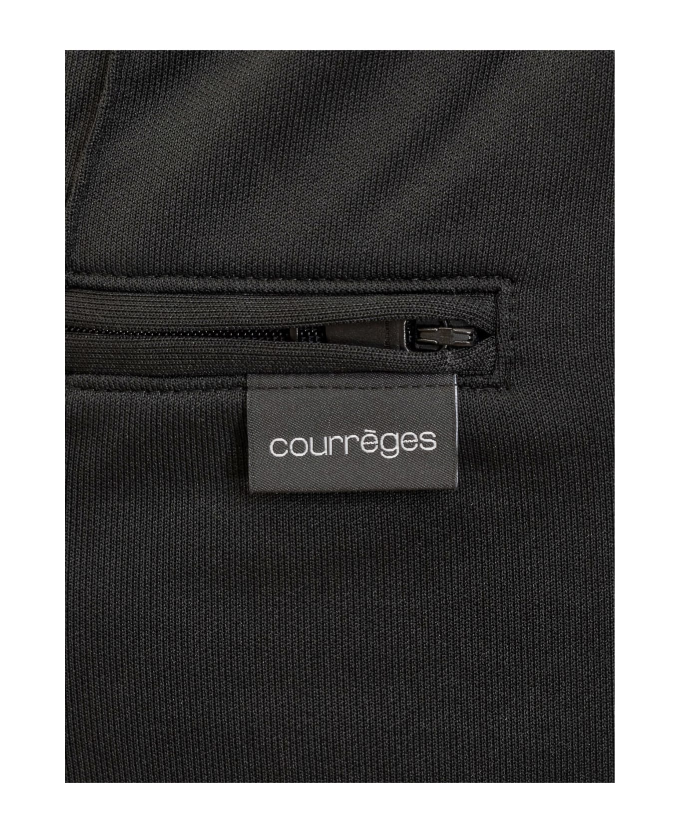 Courrèges Interlock Mini Short - Black