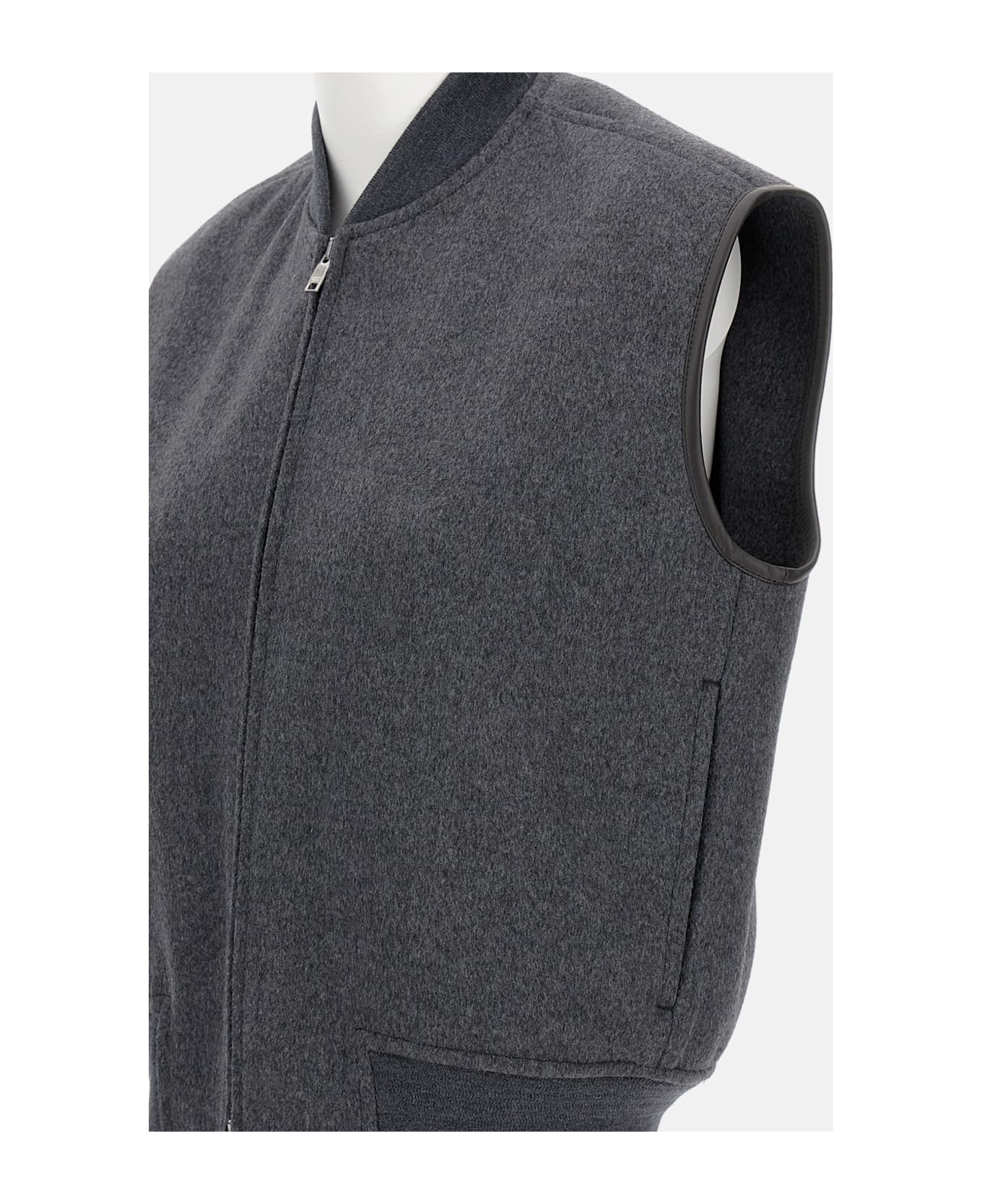 Bottega Veneta Wool Vest - Grey
